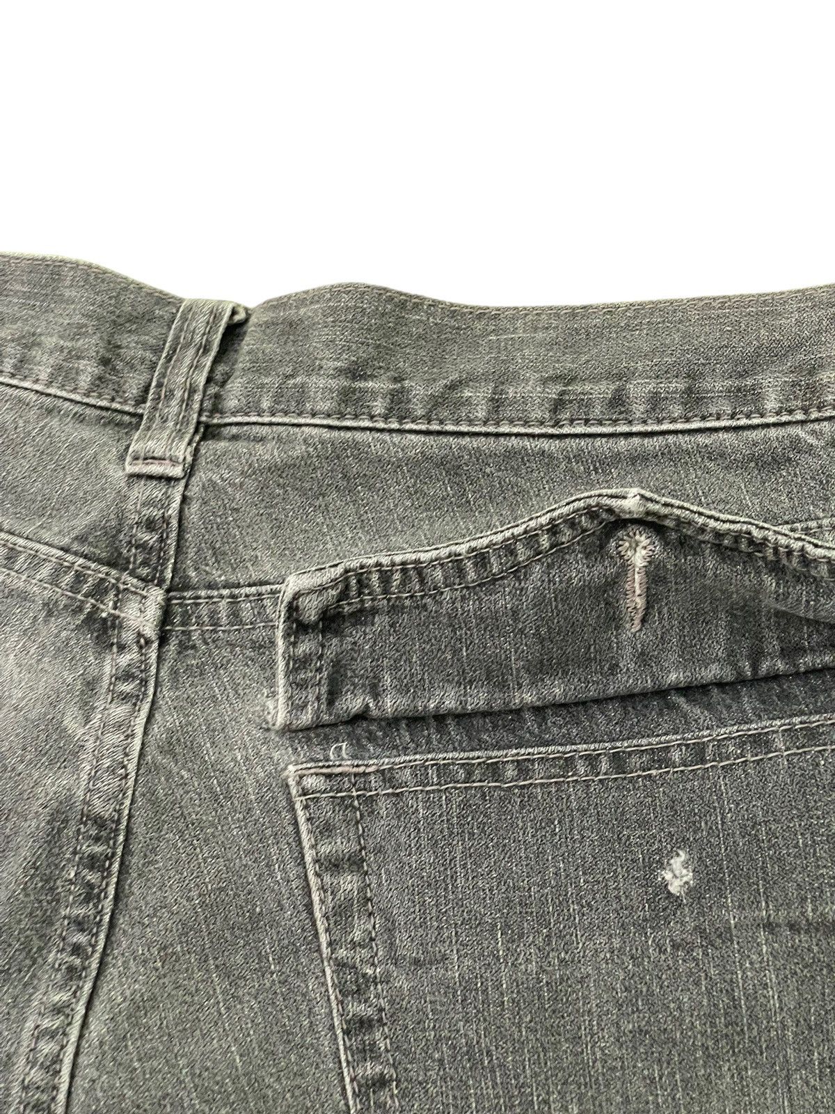 Japanese Brand Flare Jeans Barcedos Faded Distress Boot Cut 8🟦2 Size US 31 - 19 Thumbnail