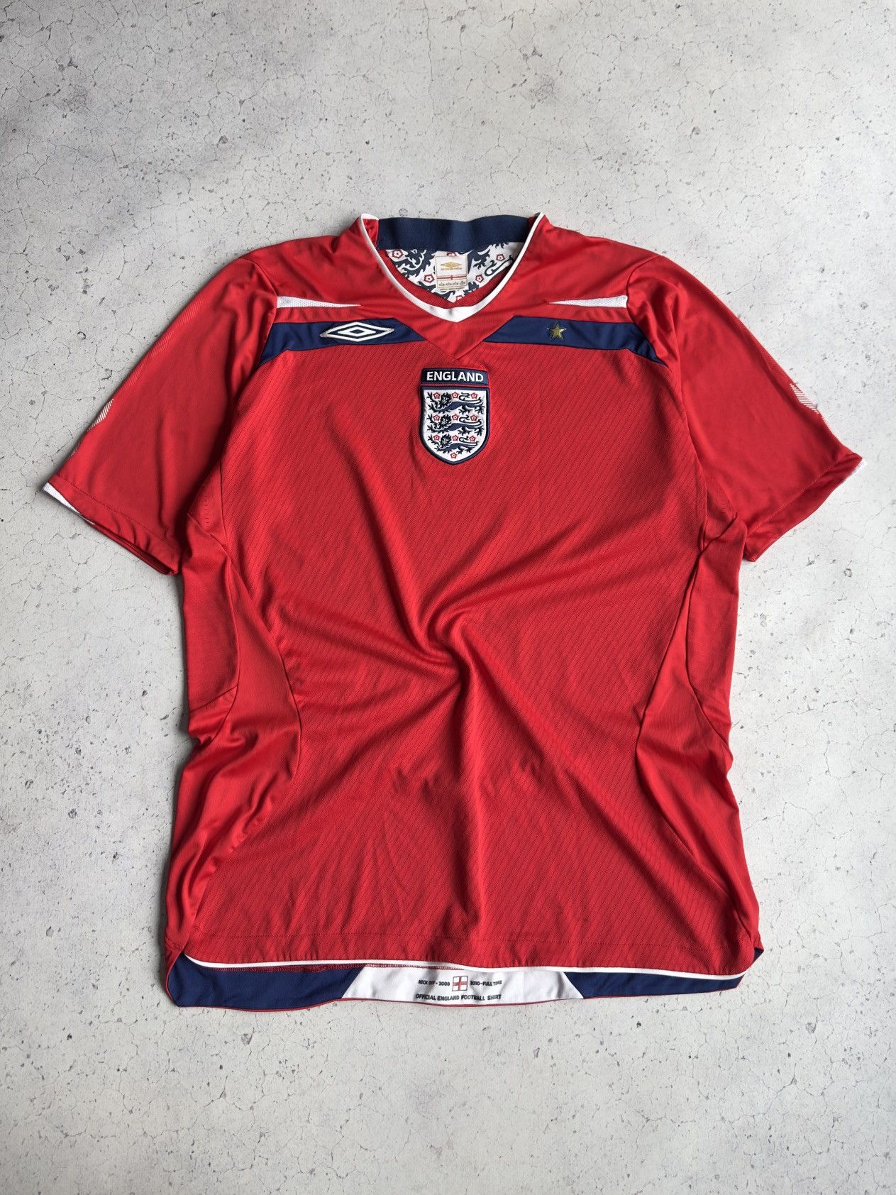 Umbro Umbro England 2008/10 Soccer Jersey Football Shirt Blokecore Size US L / EU 52-54 / 3 - 1 Thumbnail