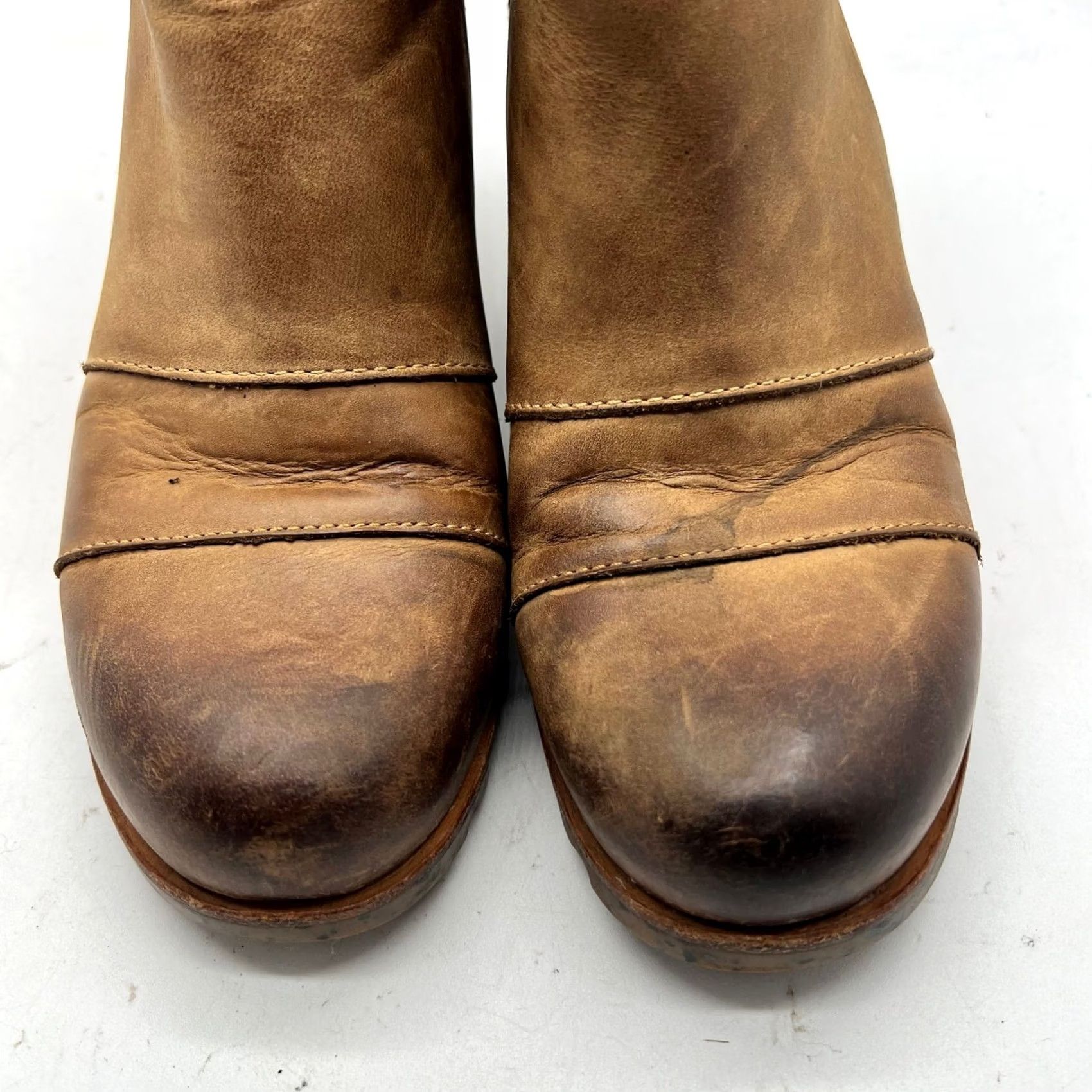 SOREL VINTAGE? (no) Sorel Boots Womens 6.5 Brown Leather Wedge Ankle Bootie Women's Bootie Brown Leather Wedge 6.5 Sorel Boots Womens Ankle Bootie Size US 7 / IT 37 - 3 Thumbnail
