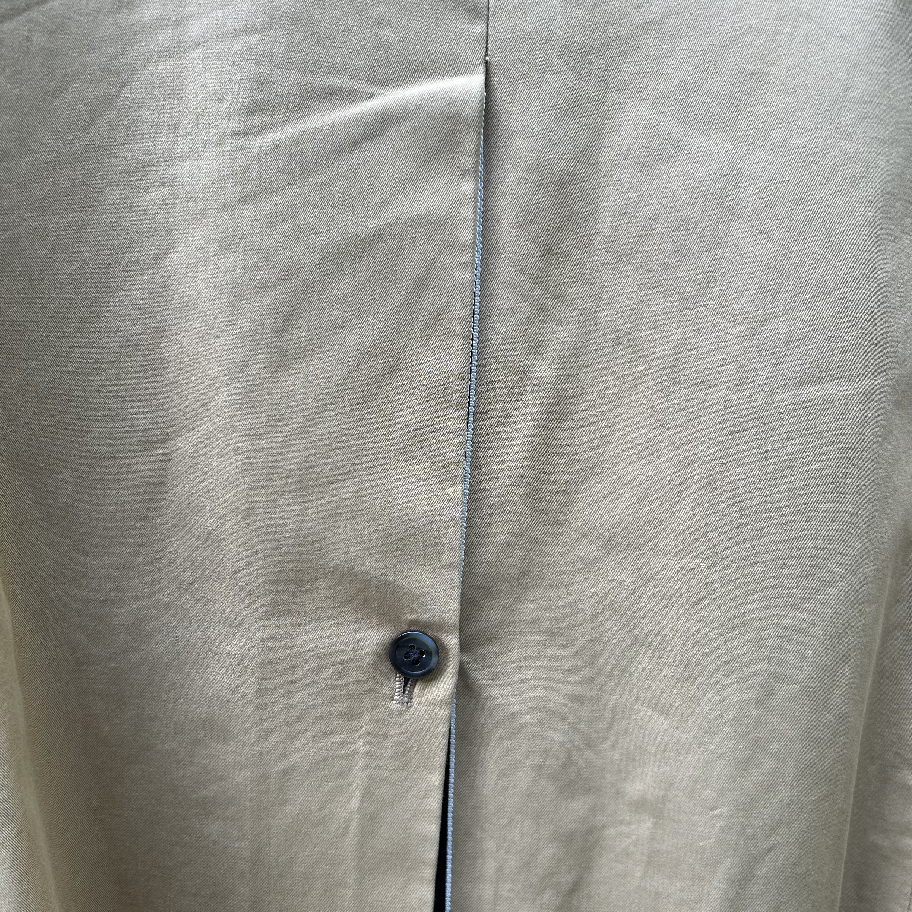 Thom Browne Thom Browne Beige Single-Breasted Bal Coat Overcoat Jacket Size US L / EU 52-54 / 3 - 9 Thumbnail