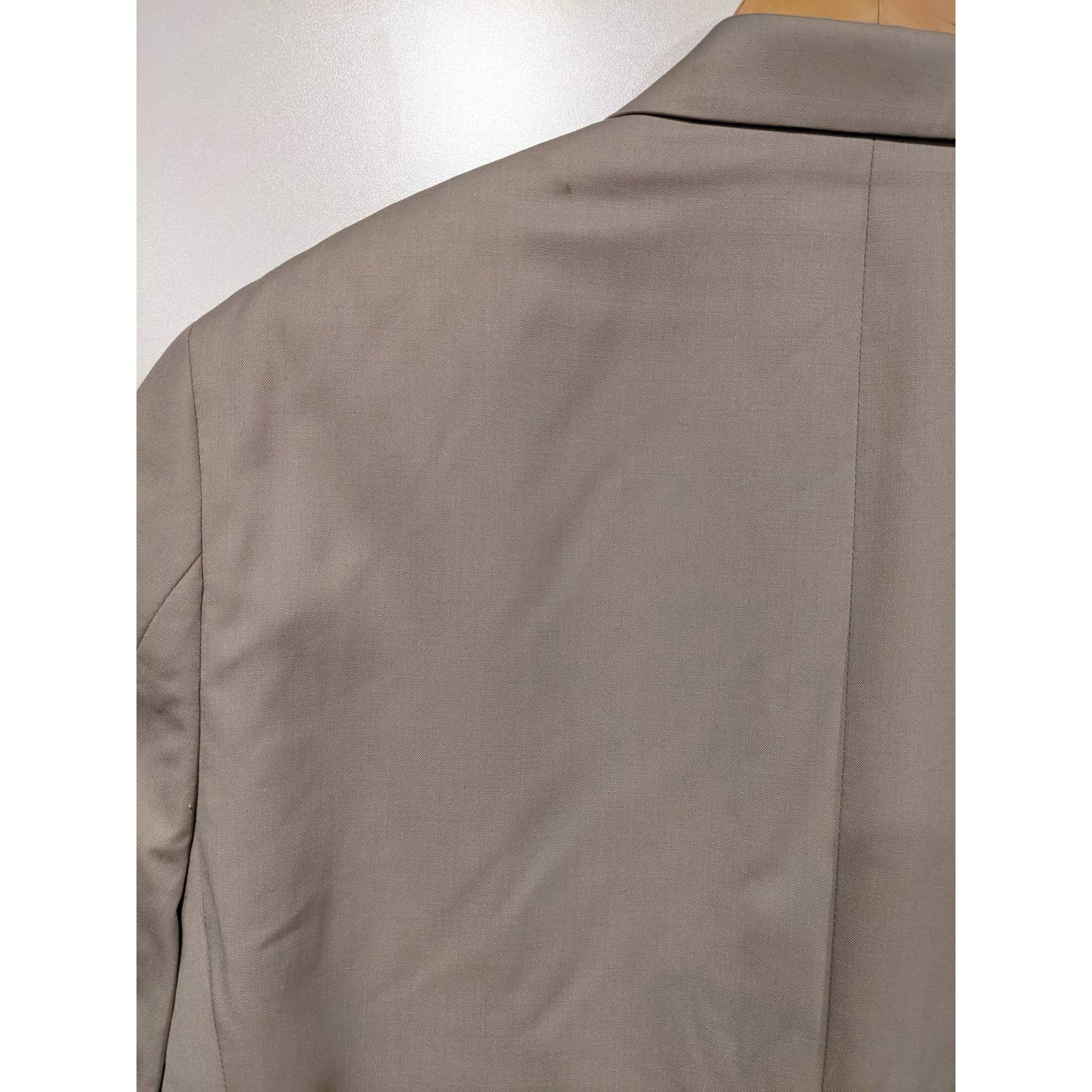 Lauren Ralph Lauren Lauren Ralph Lauren Beige Blazer Sport Coat Wool Blend Size 40R - 6 Thumbnail