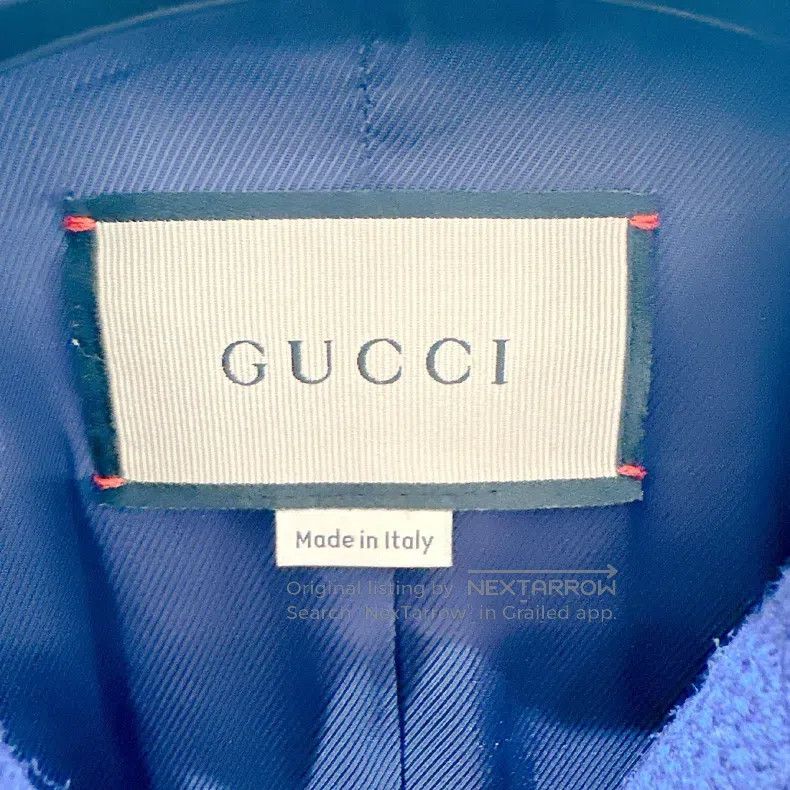 Gucci Gucci Blue short-sleeved waist suit Size XS / US 0-2 / IT 36-38 - 4 Thumbnail