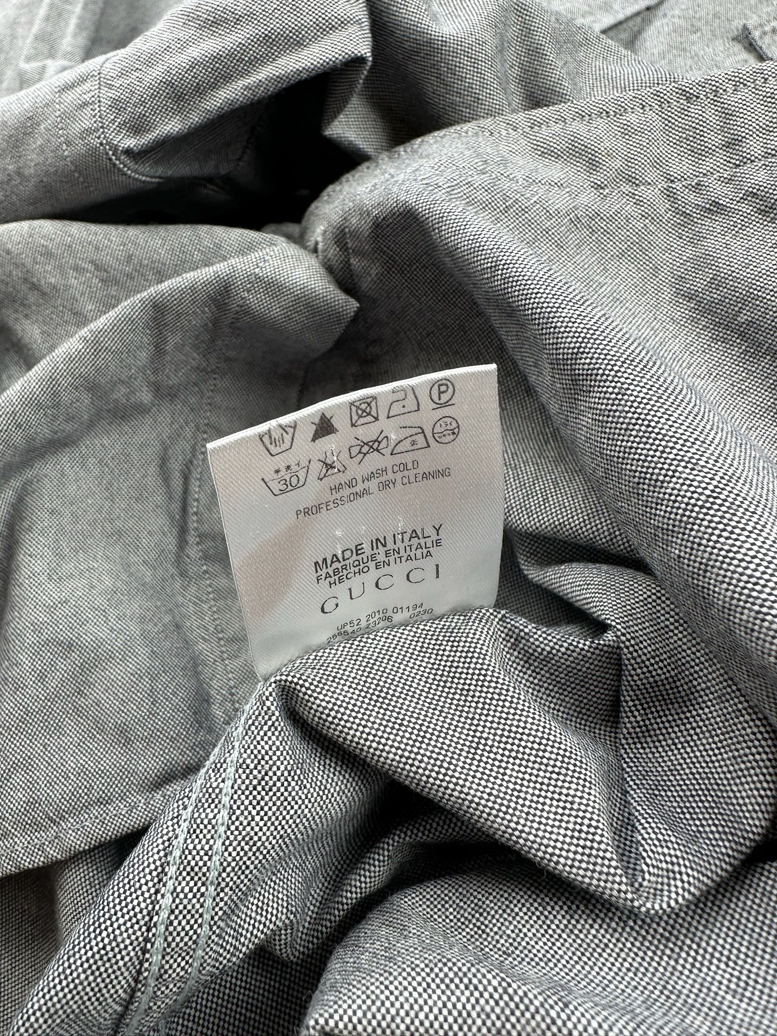 Gucci Silver Gucci shirt irredescent Size US M / EU 48-50 / 2 - 12 Thumbnail