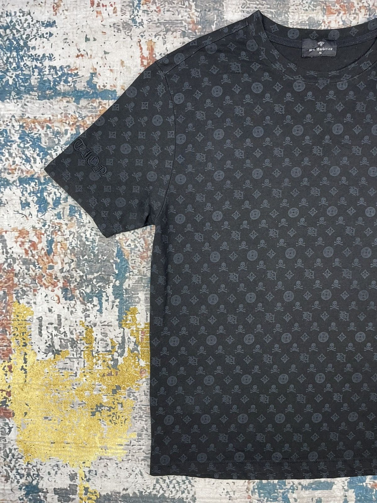 Beauty Beast Be Ambition Skull Full Printed All Over Back Hit Shirt Size US XL / EU 56 / 4 - 3 Thumbnail