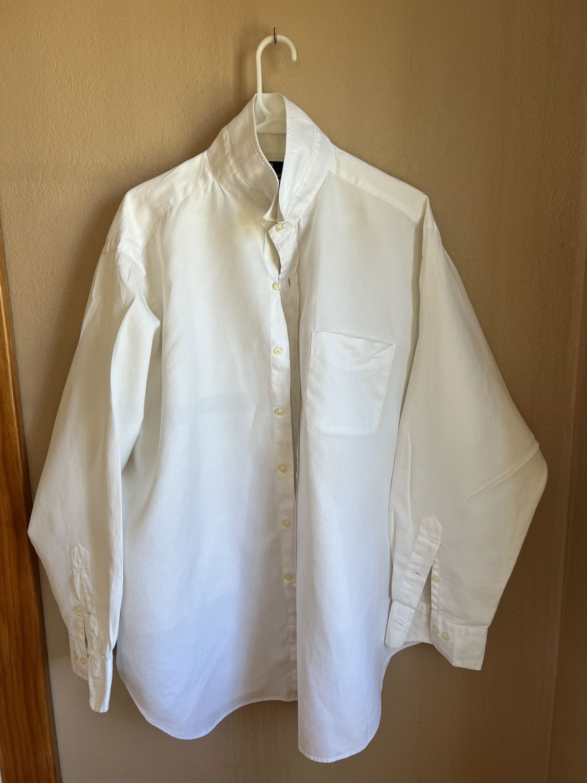 Polo Ralph Lauren Polo Ralph Lauren White Long Sleeve Button Up Size US XL / EU 56 / 4 - 1 Thumbnail