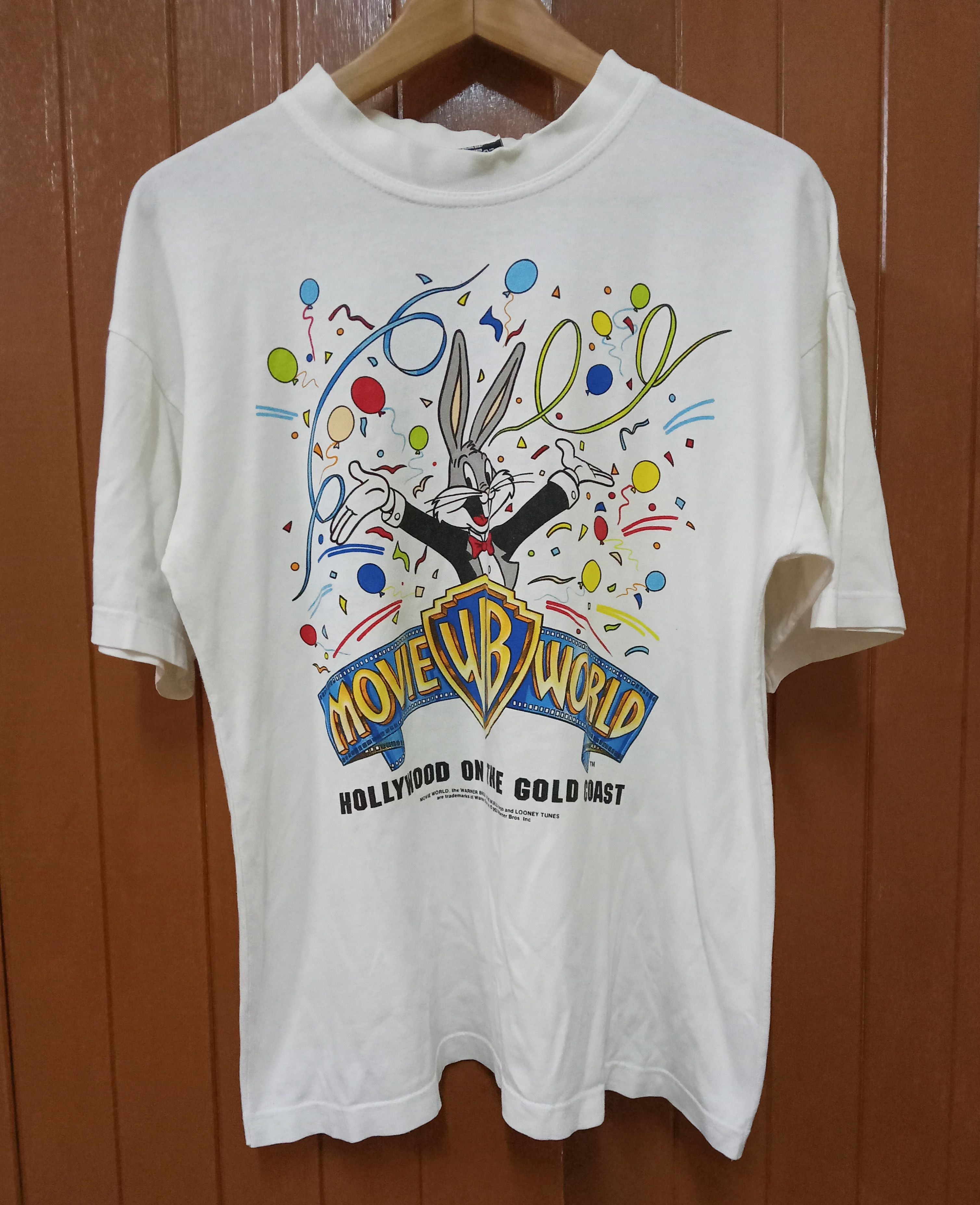 Vintage WB Movie World Bugs Bunny 1992 T Shirt
