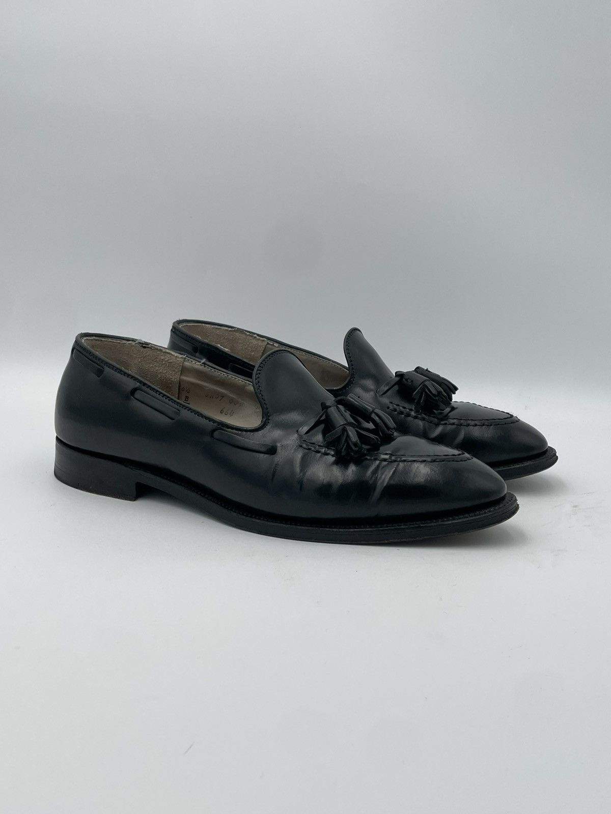 Alden Alden 664 Black Shell Cordovan Loafer Size US 10.5 / EU 43-44 - 2 Thumbnail