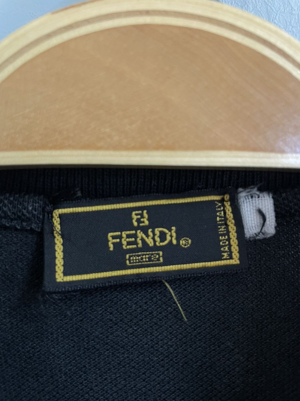 Fendi Vintage Fendi long sleeve polo shirt Size US M / EU 48-50 / 2 - 6 Thumbnail
