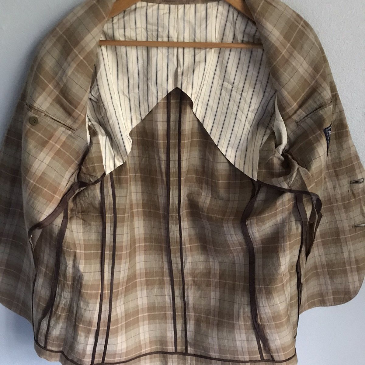 Burberry × Burberry Prorsum Burberry london plaid blazer jacket Dinner Coat Size US M / EU 48-50 / 2 - 7 Thumbnail