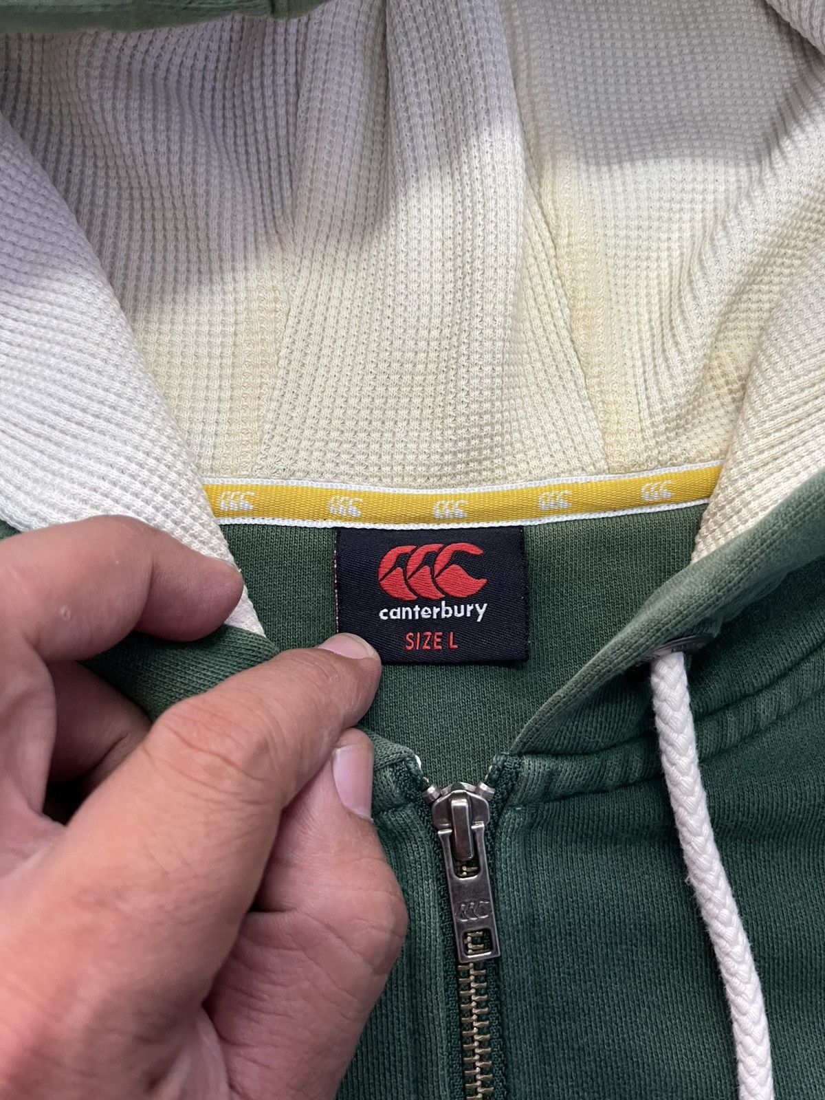 Canterbury of New Zealand VINTAGE CANTERBURY SOUTH AFRICA RUGBY ZIPPER UP VERY RARE Size US L / EU 52-54 / 3 - 5 Thumbnail
