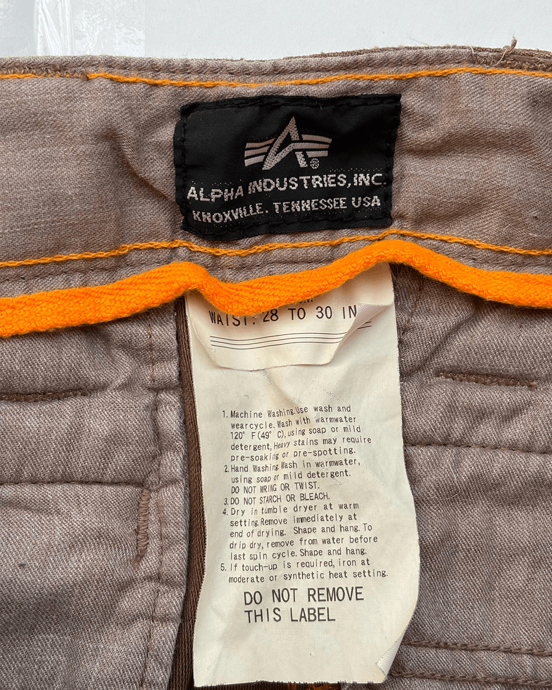 Alpha Industries × Vintage Alpha Industries "8 Pocket" Brown Cargo Pants Size US 30 / EU 46 - 4 Thumbnail
