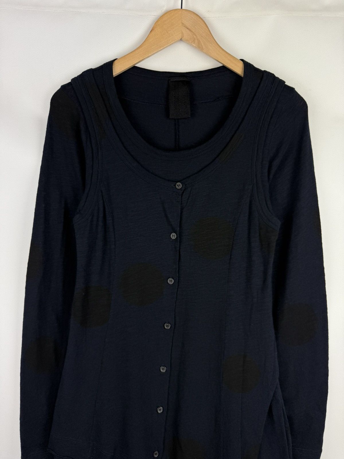 Rundholz Rundholz Avantgarde Assymetrical Button Front Cardigan Dress Size M / US 6-8 / IT 42-44 - 4 Thumbnail
