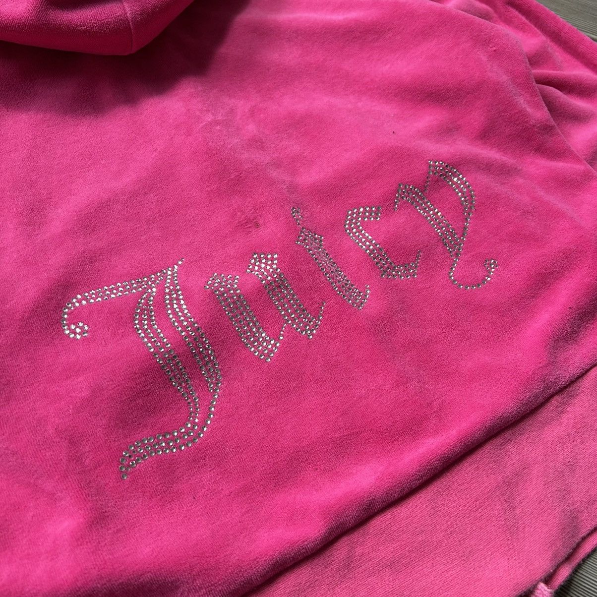 Juicy Couture Juicy Couture Velour Big Logo Tracksuit Hoodie + Pants Size M / US 6-8 / IT 42-44 - 5 Thumbnail