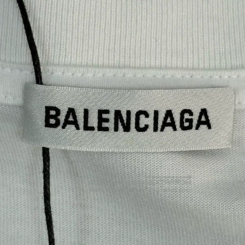 Balenciaga Balenciaga White band logo classic short sleeve Size US S / EU 44-46 / 1 - 8 Thumbnail