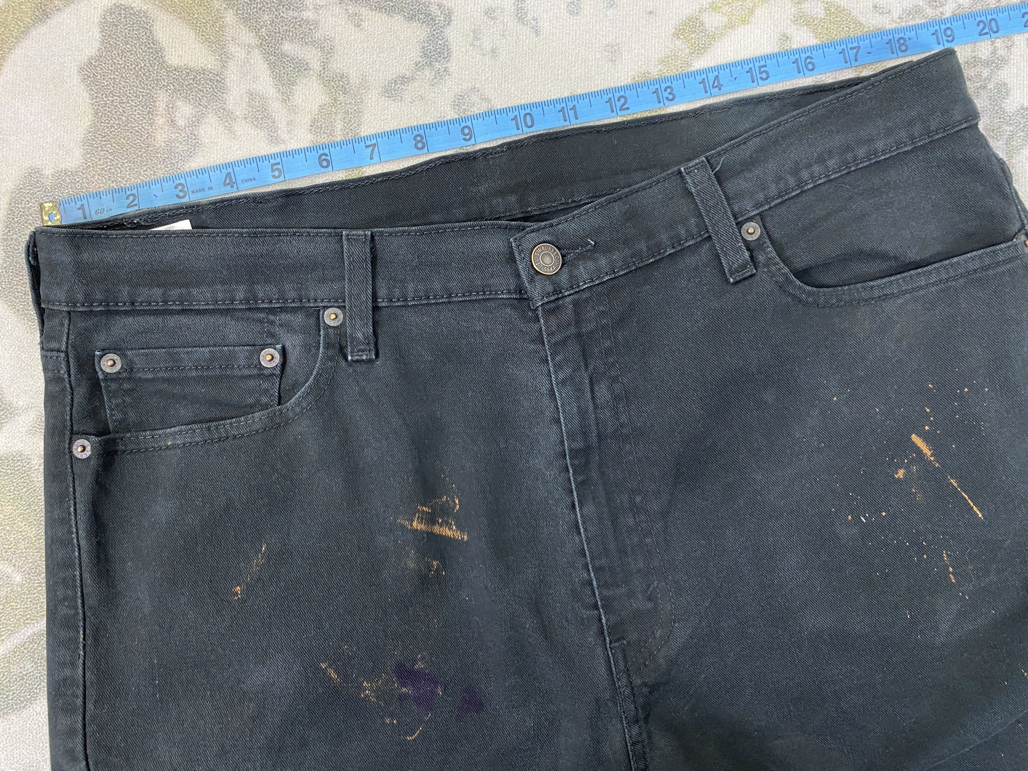 Levi's Black Vintage Levi's 513 Jeans 38x29.5 Denim -JN1471 Size US 38 / EU 54 - 5 Thumbnail