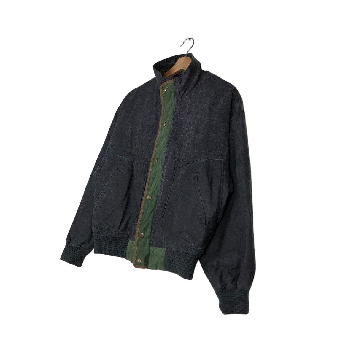 Japanese Brand 🔥VINTAGE BOMBER JACKET PARACHUTE BIKER FLYING GEAR SCENE Size US M / EU 48-50 / 2 - 4 Thumbnail