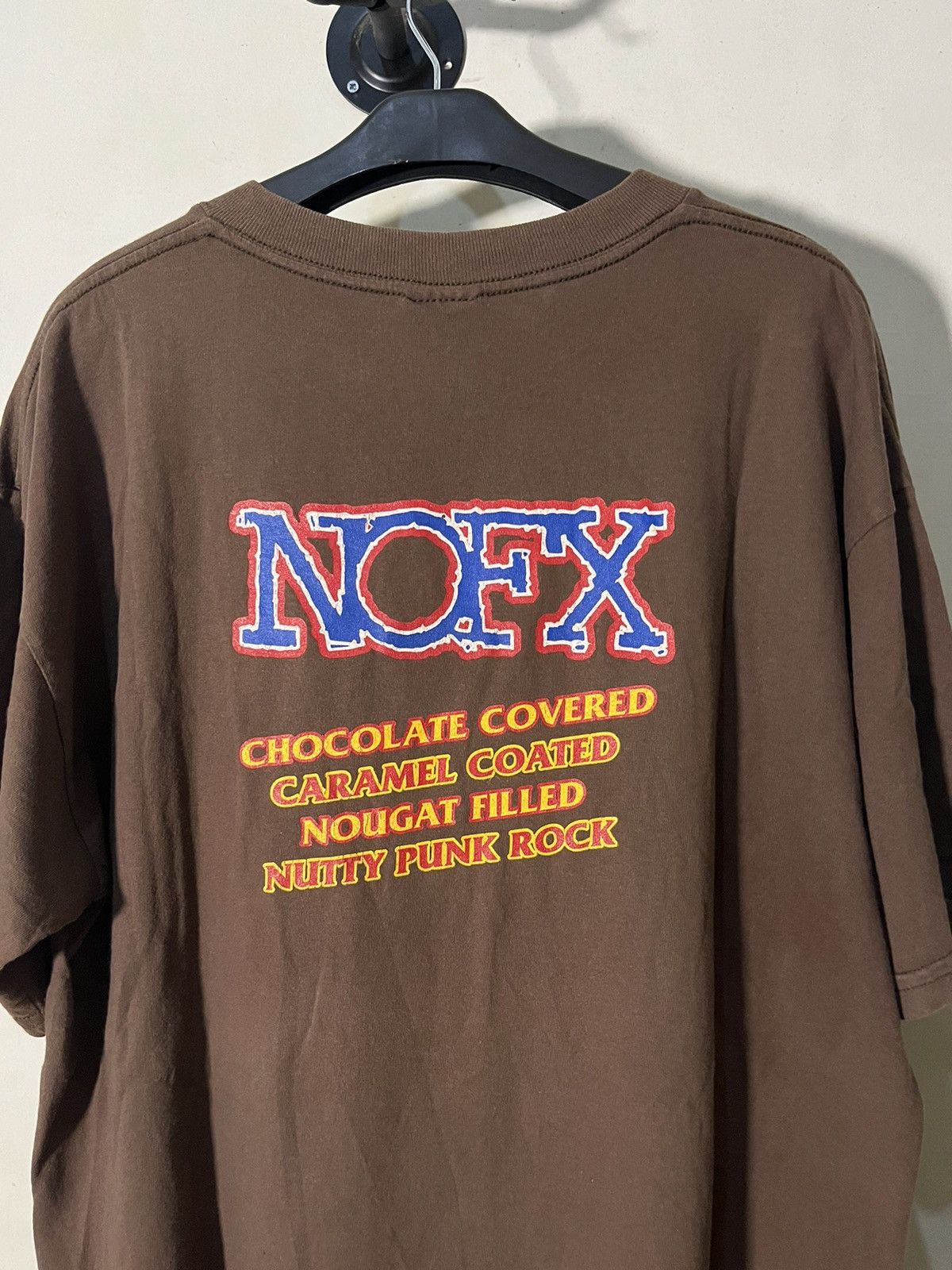 ミュージシャン NOFX Tee vintage 00s 90s PUNK ROCK FADE Vintage 00's Nofx Punk Rock Band Concert T-shirt Medium Size
