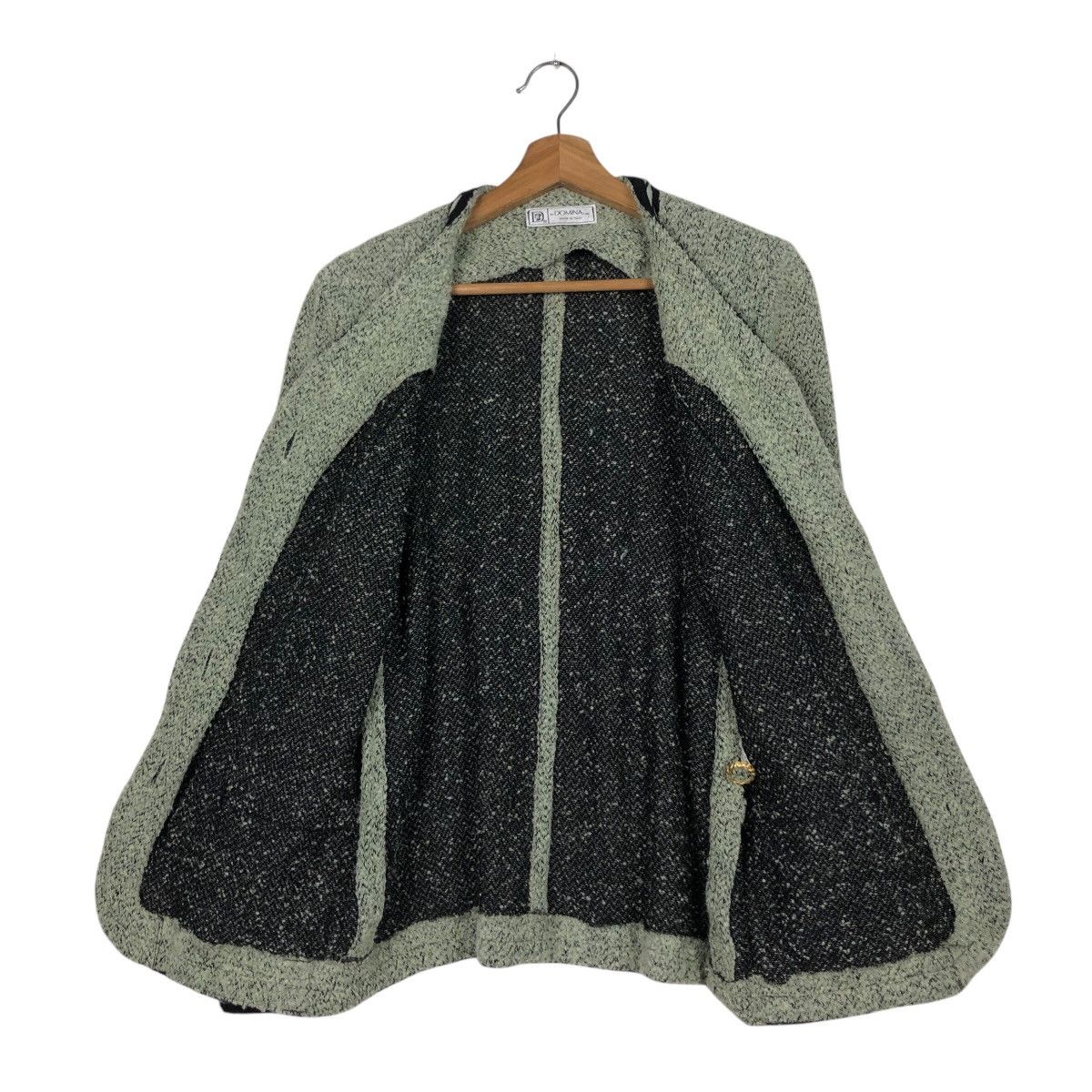Designer × Vintage 📌Vintage Wool Tweed Jacket Domina Made in Italy Size US M / EU 48-50 / 2 - 13 Thumbnail