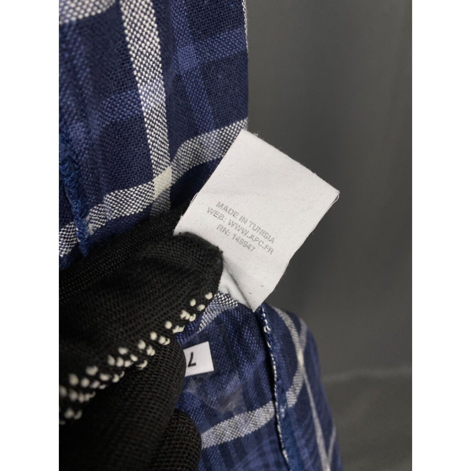 A.P.C. MINT! A.P.C. Men's Blue Checked Overshirt Jacket Size M Size US M / EU 48-50 / 2 - 11 Thumbnail