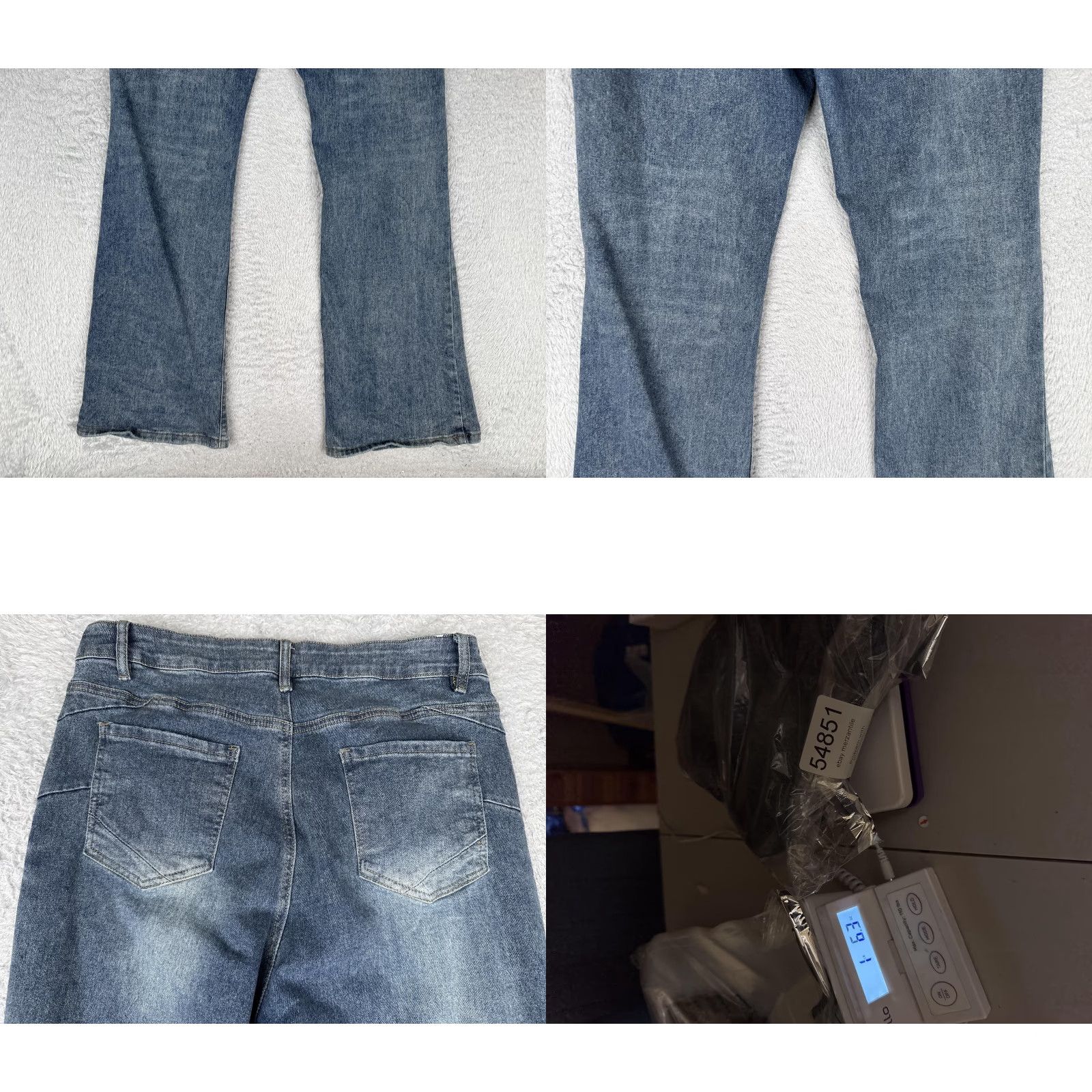 Vintage VINTAGE not used since No; Rise Supply Co Jeans Womens 13 Blue High Rise Bootcut Stretch Denim 30x31 Size 34" / US 12 / IT 48 - 10 Thumbnail