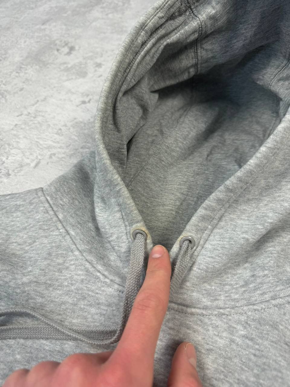 Nike Vintage Nike Gray Hoodie Embroidered Logo Size L Size US L / EU 52-54 / 3 - 12 Thumbnail