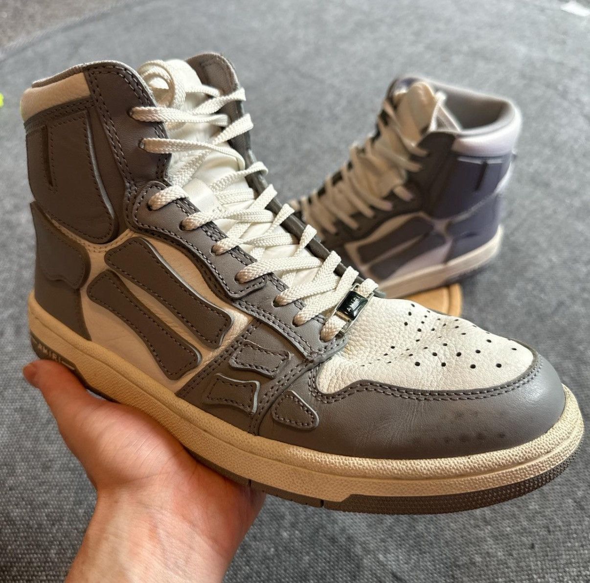Amiri Amiri Skeleton High-top Sneaker Size US 7 / EU 40 - 1 Thumbnail