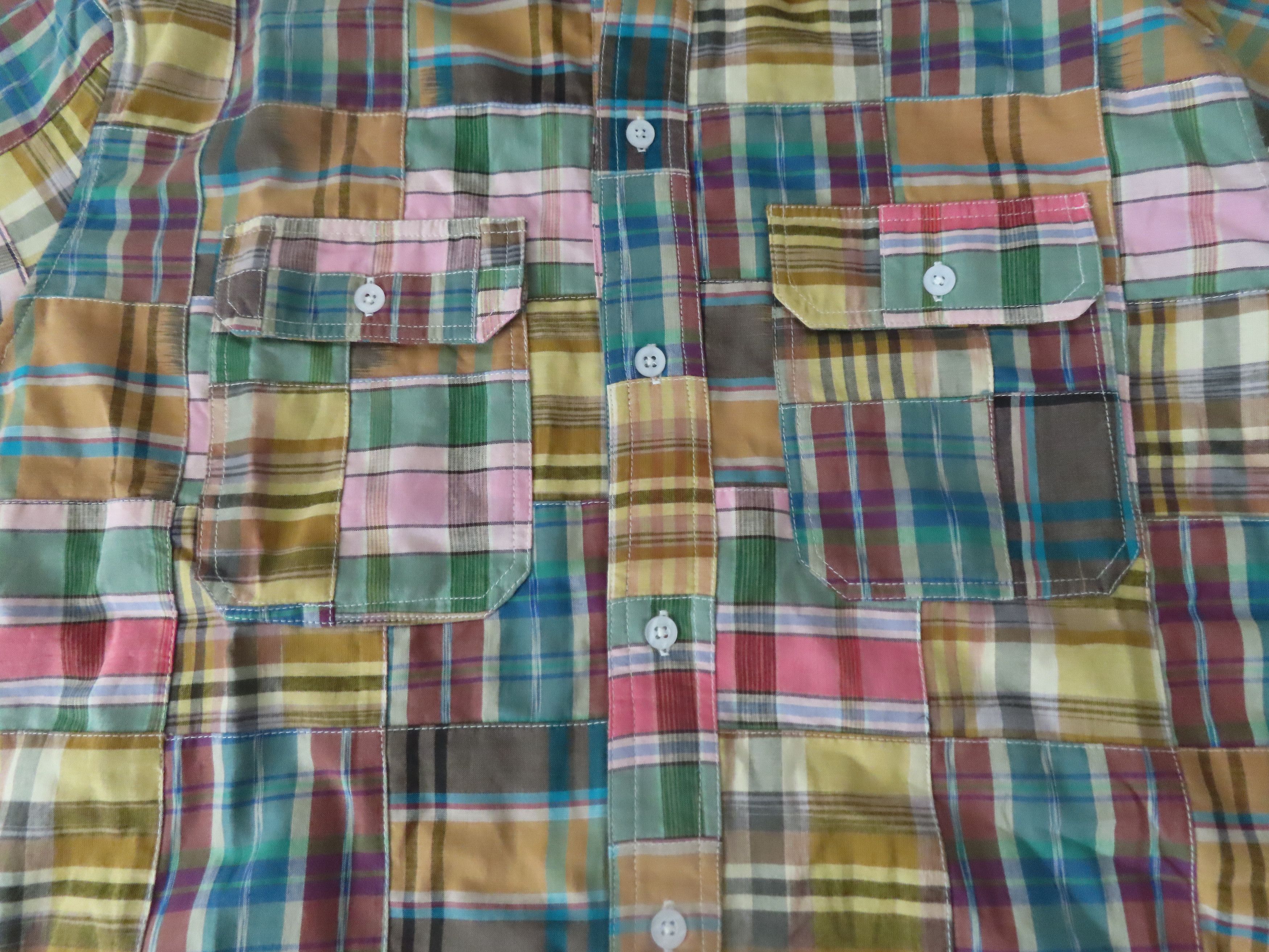 Designer × J. Peterman J Peterman Men's Shirt 2XL Plaid Madras Patchwork Outdoor Size US XXL / EU 58 / 5 - 2 Thumbnail