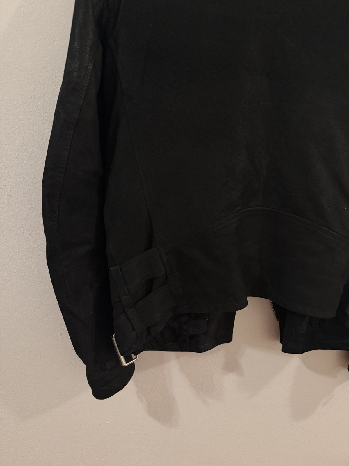 Balmain FW09 Balmain Double Belted Blistered Lambskin Biker Jacket Size US S / EU 44-46 / 1 - 10 Thumbnail