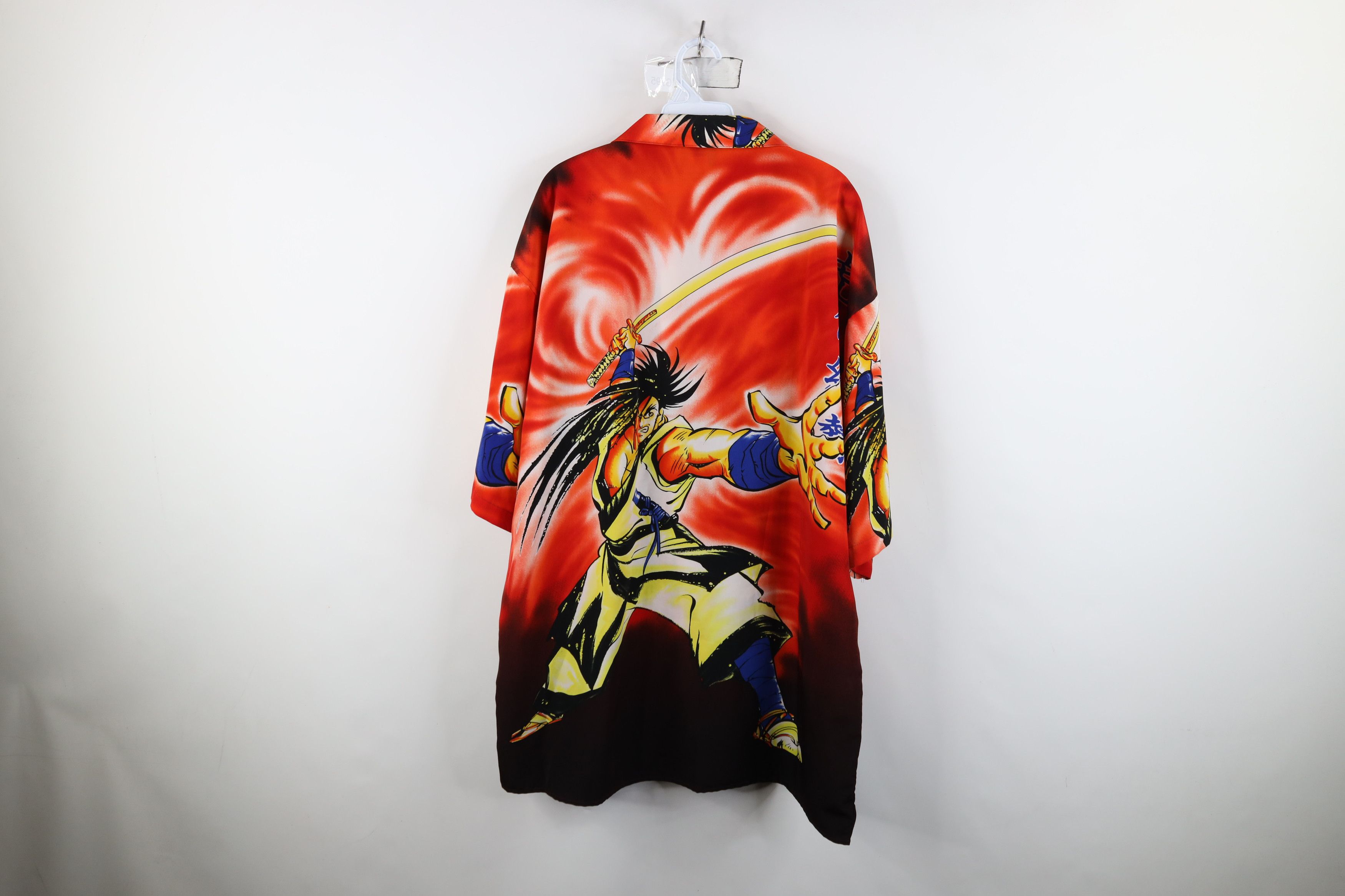Vintage Vintage 90s Y2K Streetwear All Over Print Button Shirt Size US XXL / EU 58 / 5 - 12 Thumbnail