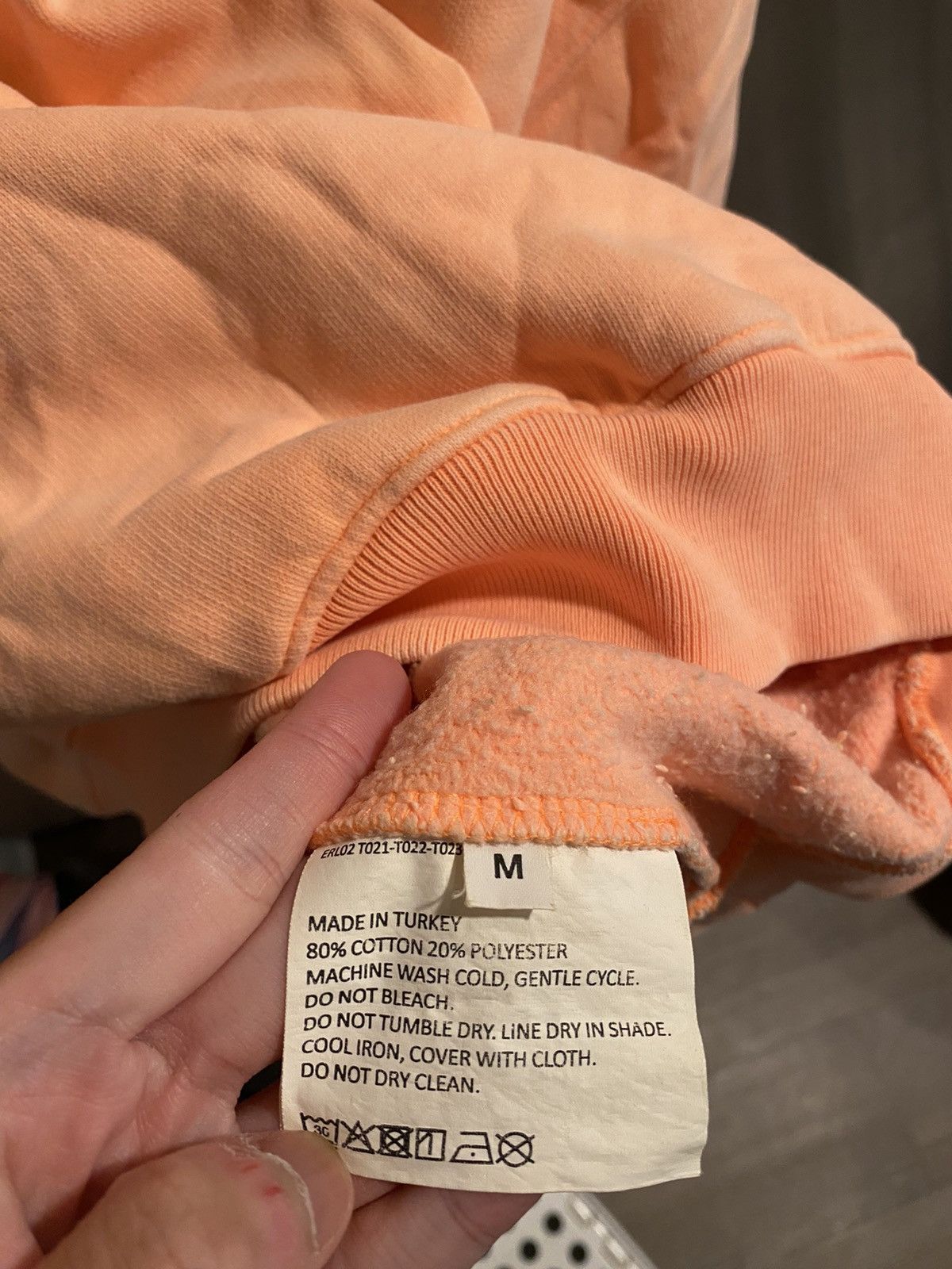 ERL ERL Venice Be Nice Hoodie Orange Size Medium Size US M / EU 48-50 / 2 - 8 Thumbnail