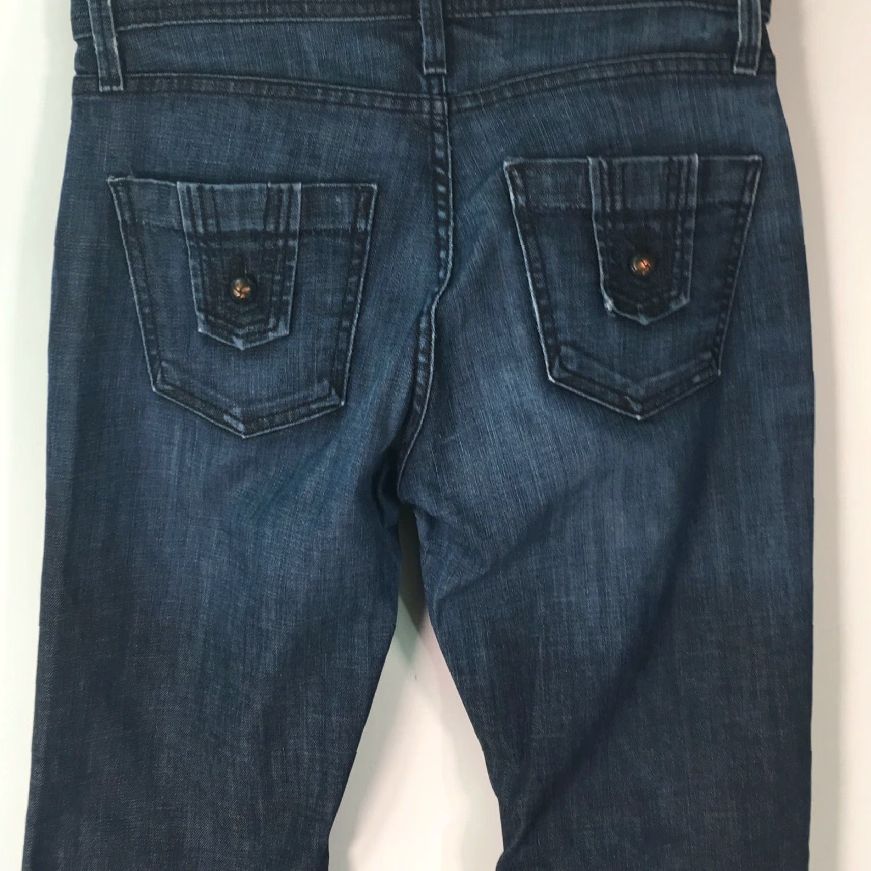 Denime James Cured by Seun Womens Jeans Bootcut Denim Blue 27 Regular Size 27" / US 4 / IT 40 - 3 Thumbnail