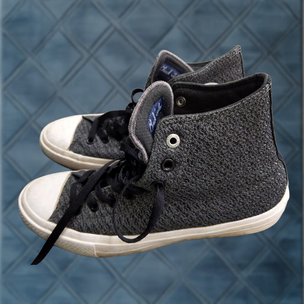 Converse Converse Chuck Taylor All Star Hi Shoes Mens 8 Womens 10 Gray Knit Sneakers Size M / US 6-8 / IT 42-44 - 1 Thumbnail