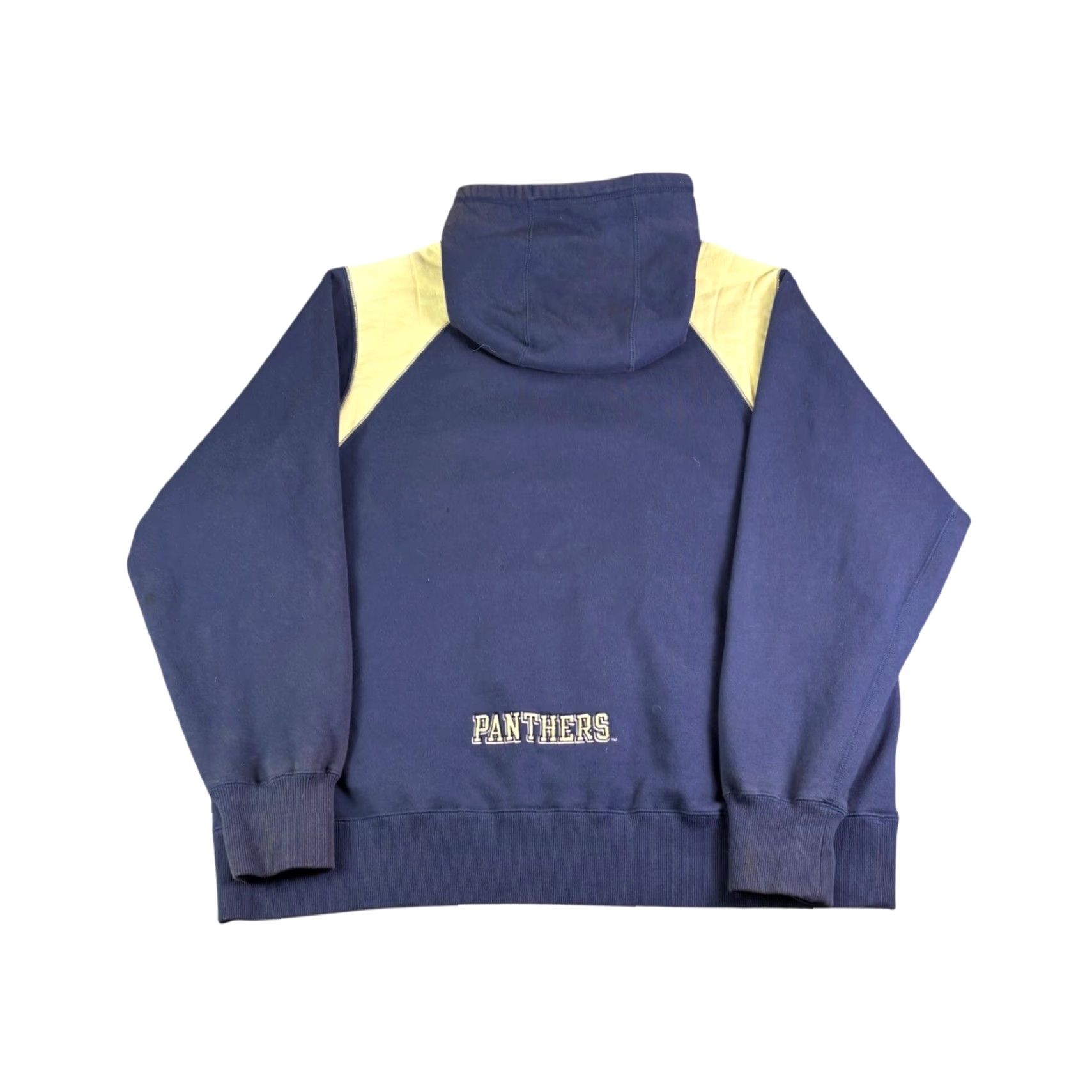 Nike VINTAGE Nike Pitt Panthers Hoodie Navy Blue Pullover Sweatshirt Mens XL PITT Size US XL / EU 56 / 4 - 2 Thumbnail