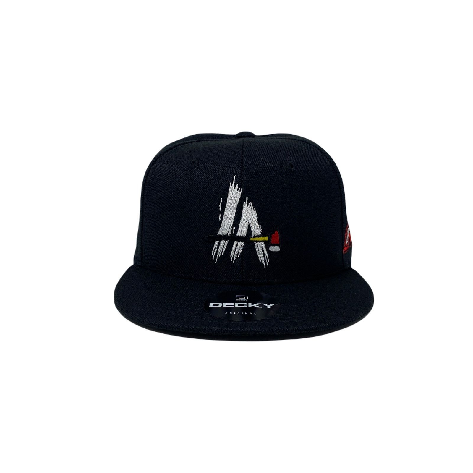 Other Los Angeles LA Axe Fire Rescue Snapback Hat All Black Size ONE SIZE - 4 Thumbnail