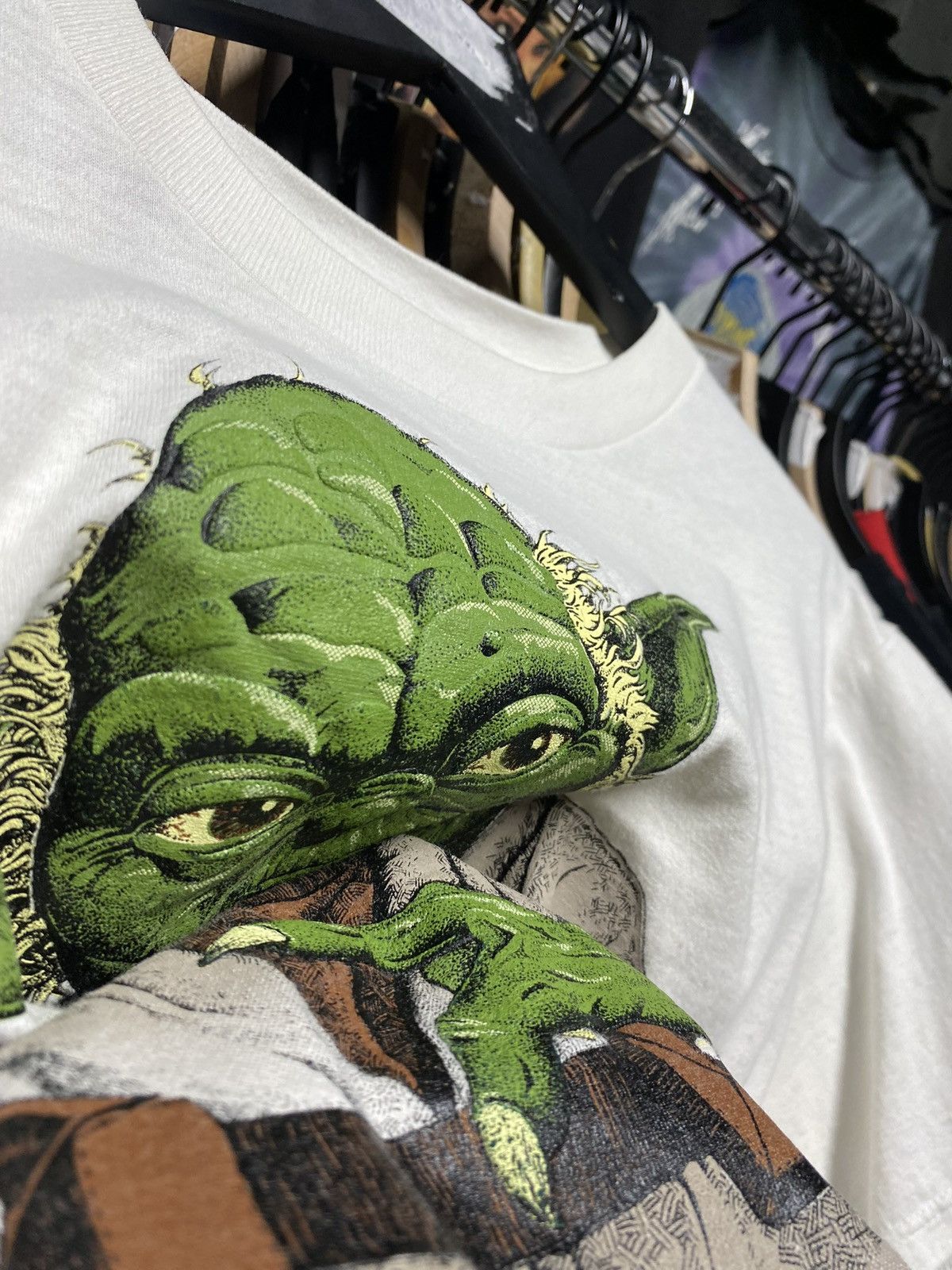 Vintage Vtg 90’s Star Wars Yoda T-Shirt Shirt Vtg Movie Tee Large Size US L / EU 52-54 / 3 - 5 Thumbnail