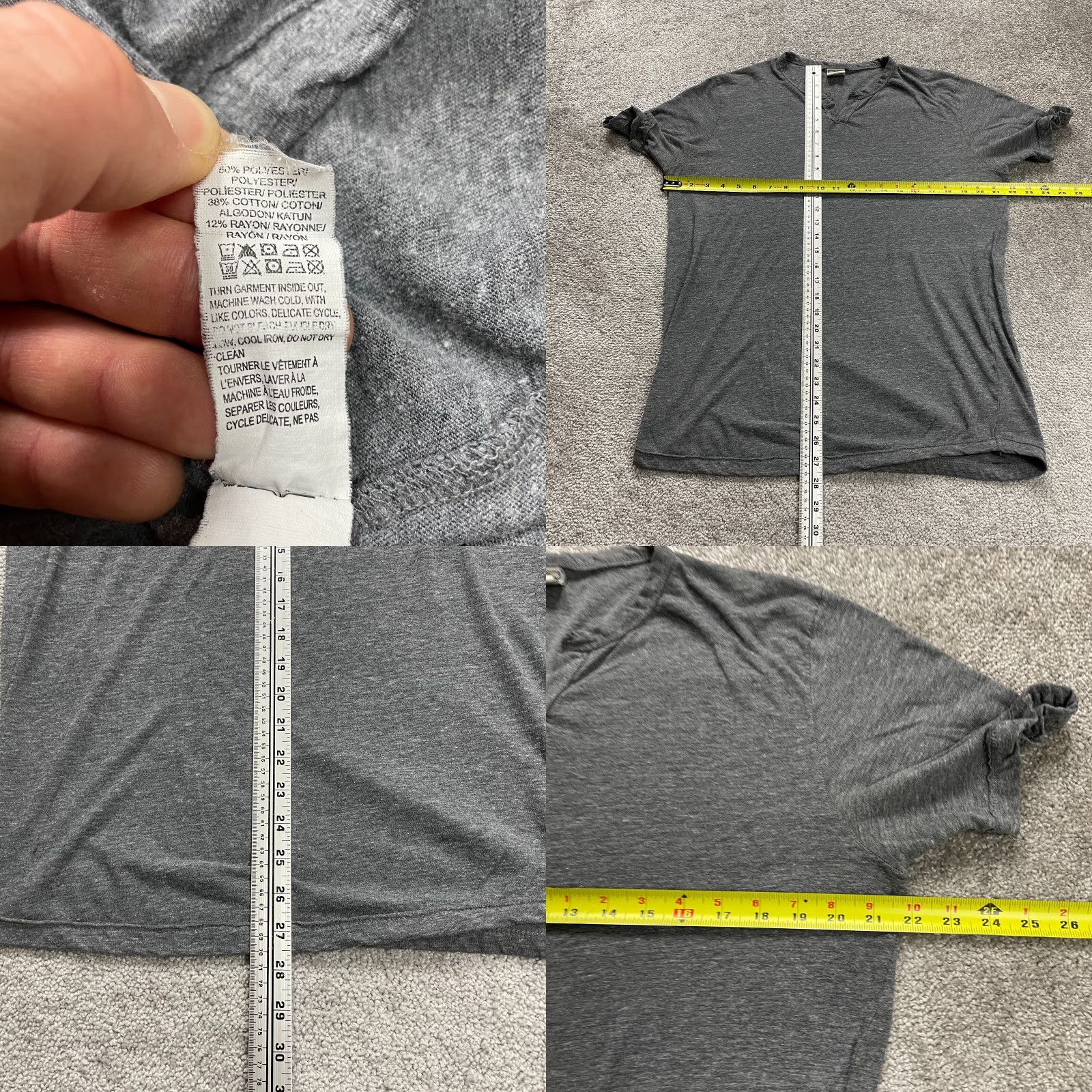 Lucky Brand **Lucky Brand Classic Gray Men's Large V-Neck T-Shirt** User: Lucky Brand Classic Gray Men's Large V-Neck T-Shirt Size L / US 10 / IT 46 - 8 Thumbnail