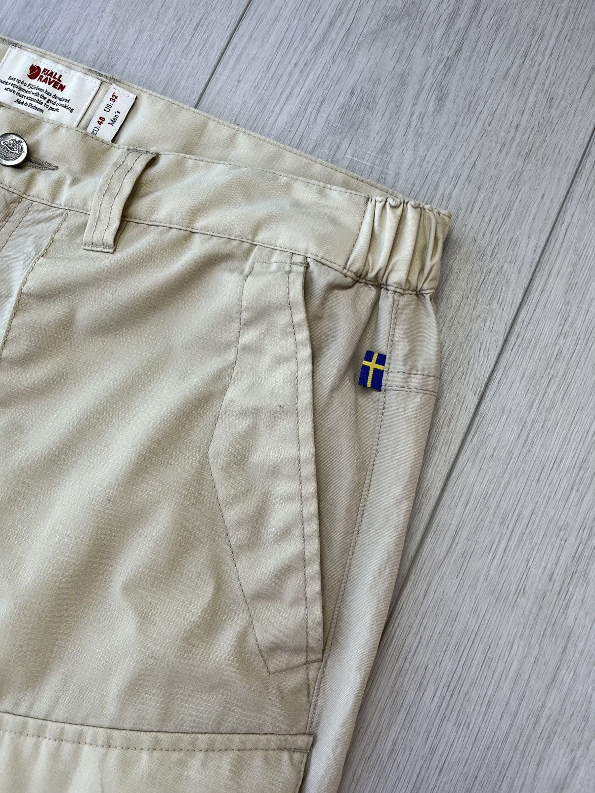 Fjallraven Fjallraven Abisko Hybrid Zip Off Trousers Trekking Pants Size US 32 / EU 48 - 7 Thumbnail