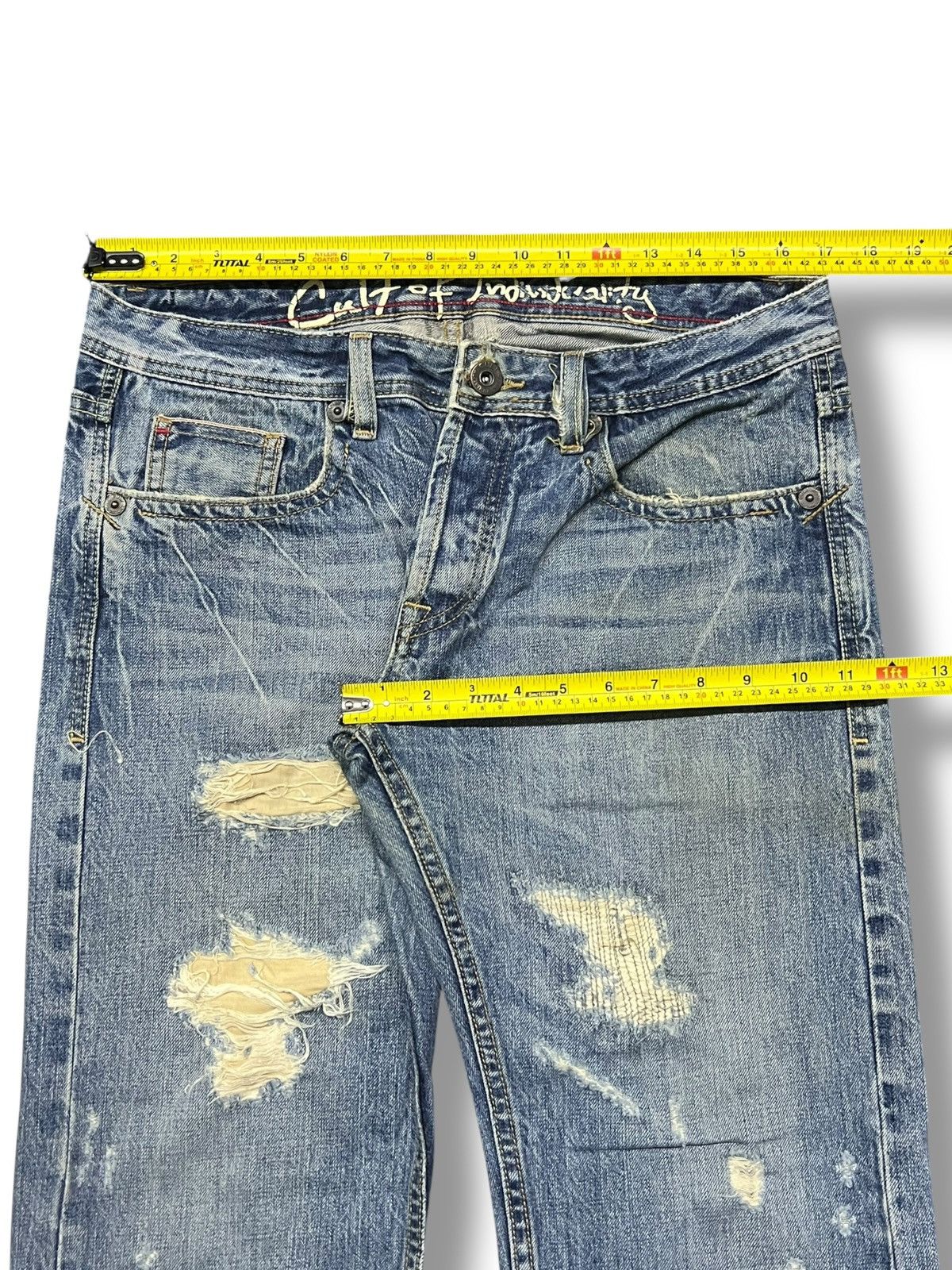 Cult Of Individuality Baggy Vintage Cult Of Individuality Selvedge Denim Size US 35 - 17 Thumbnail