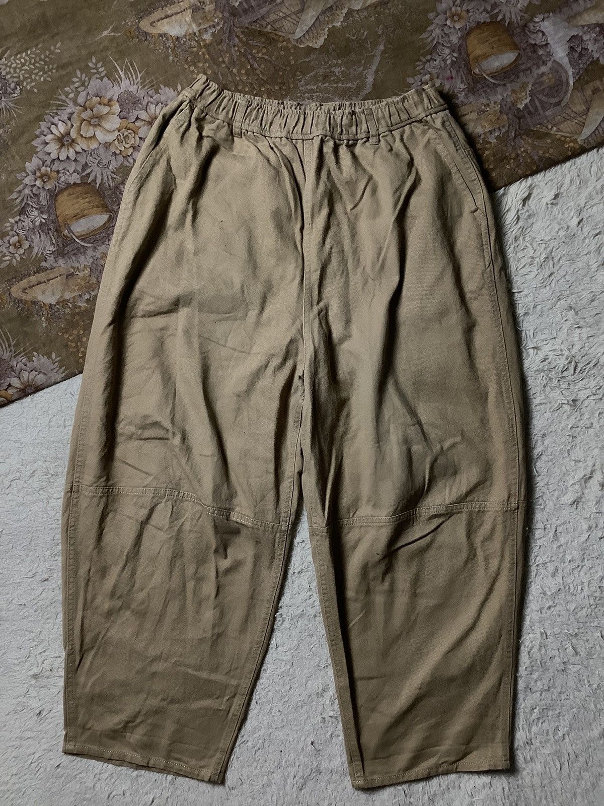 Japanese Brand × Yohji Yamamoto 💥RARE💥 Niko And Ultra Wide Leg Baloons Pants Size US 30 / EU 46 - 1 Thumbnail