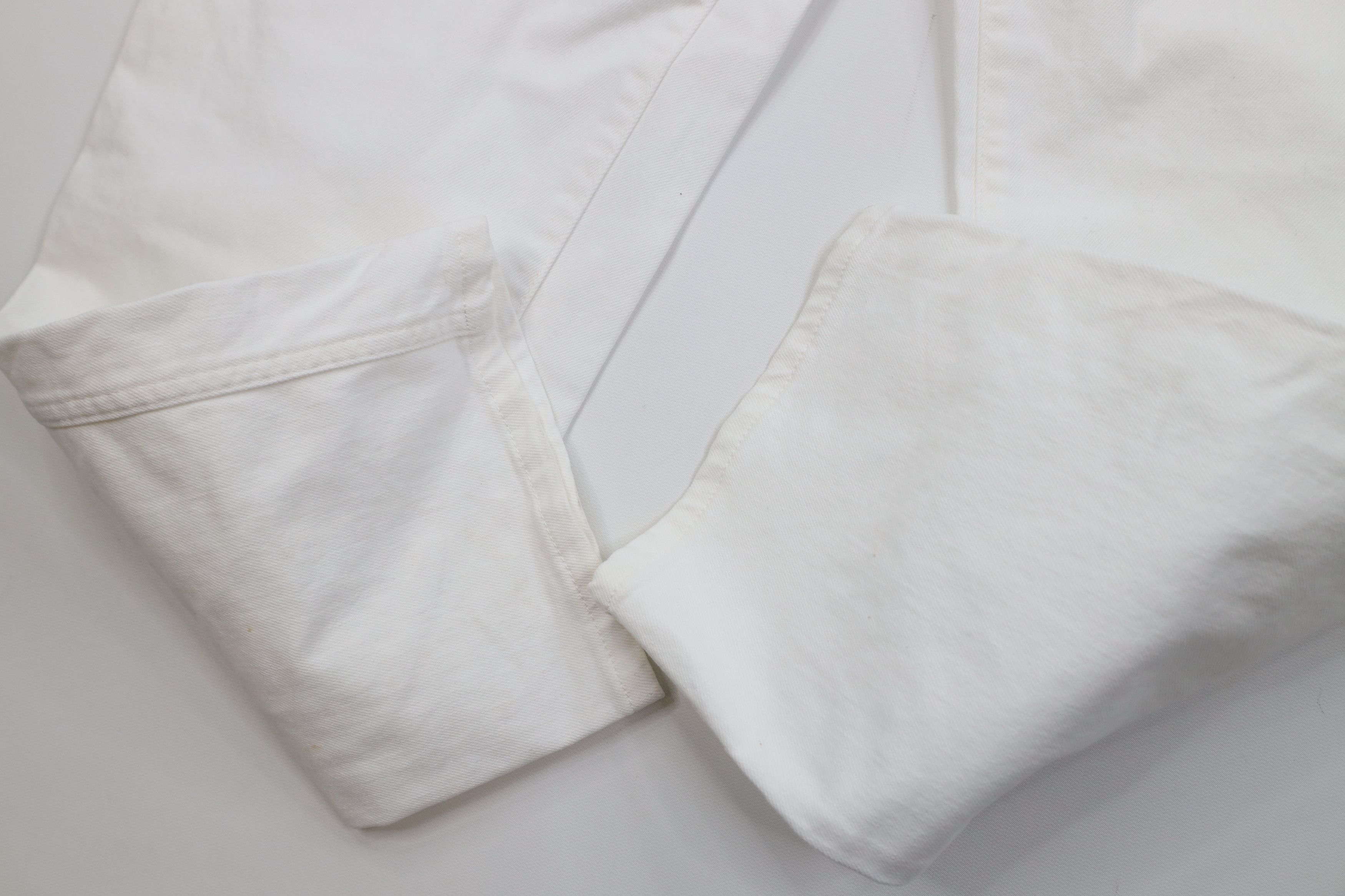 Banana Republic Banana Republic Relaxed Baggy Denim Jeans White Stretch Size 38" / US 16 / IT 52 - 6 Thumbnail