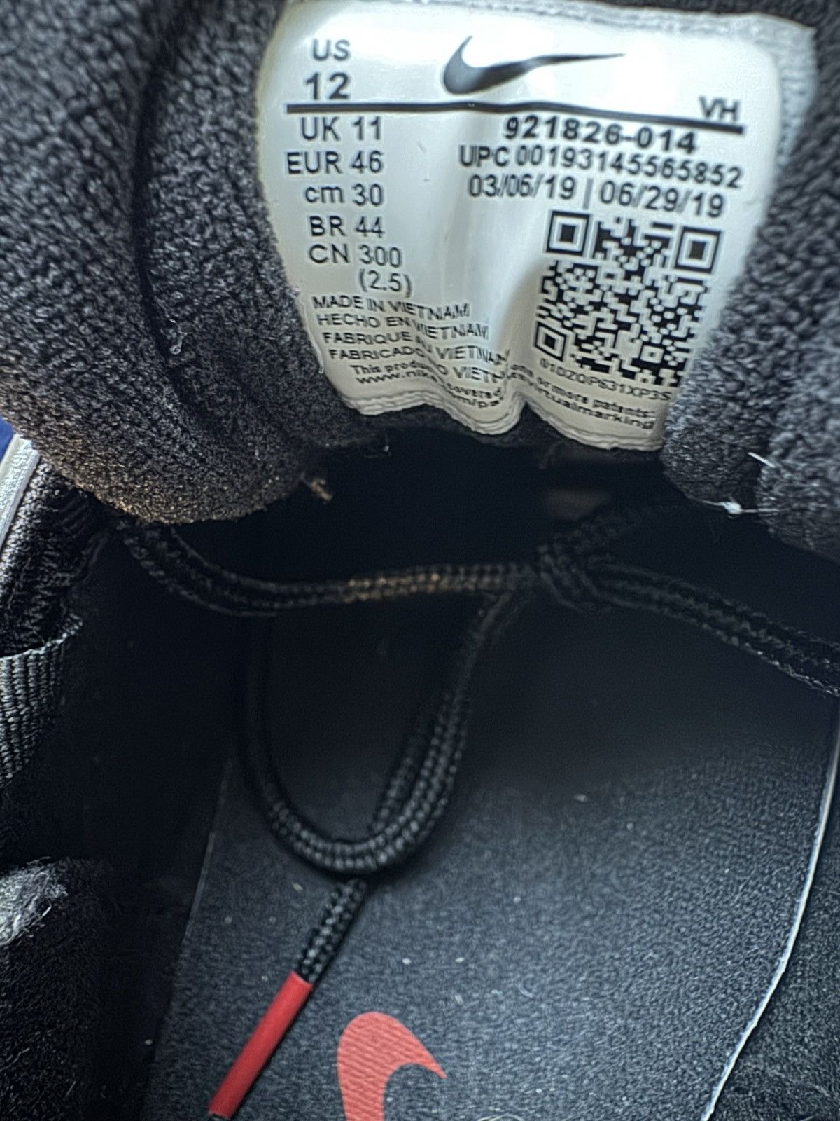 Nike Nike Air Max 97 Black Red Silver Size US 12 / EU 45 - 6 Thumbnail