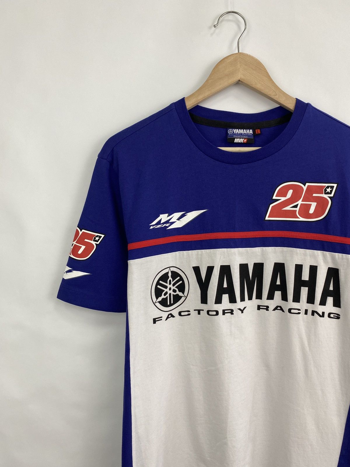 Yamaha Vintage Yamaha Factory Racing Maverick T-Shirt Rare Retro Size US M / EU 48-50 / 2 - 2 Thumbnail