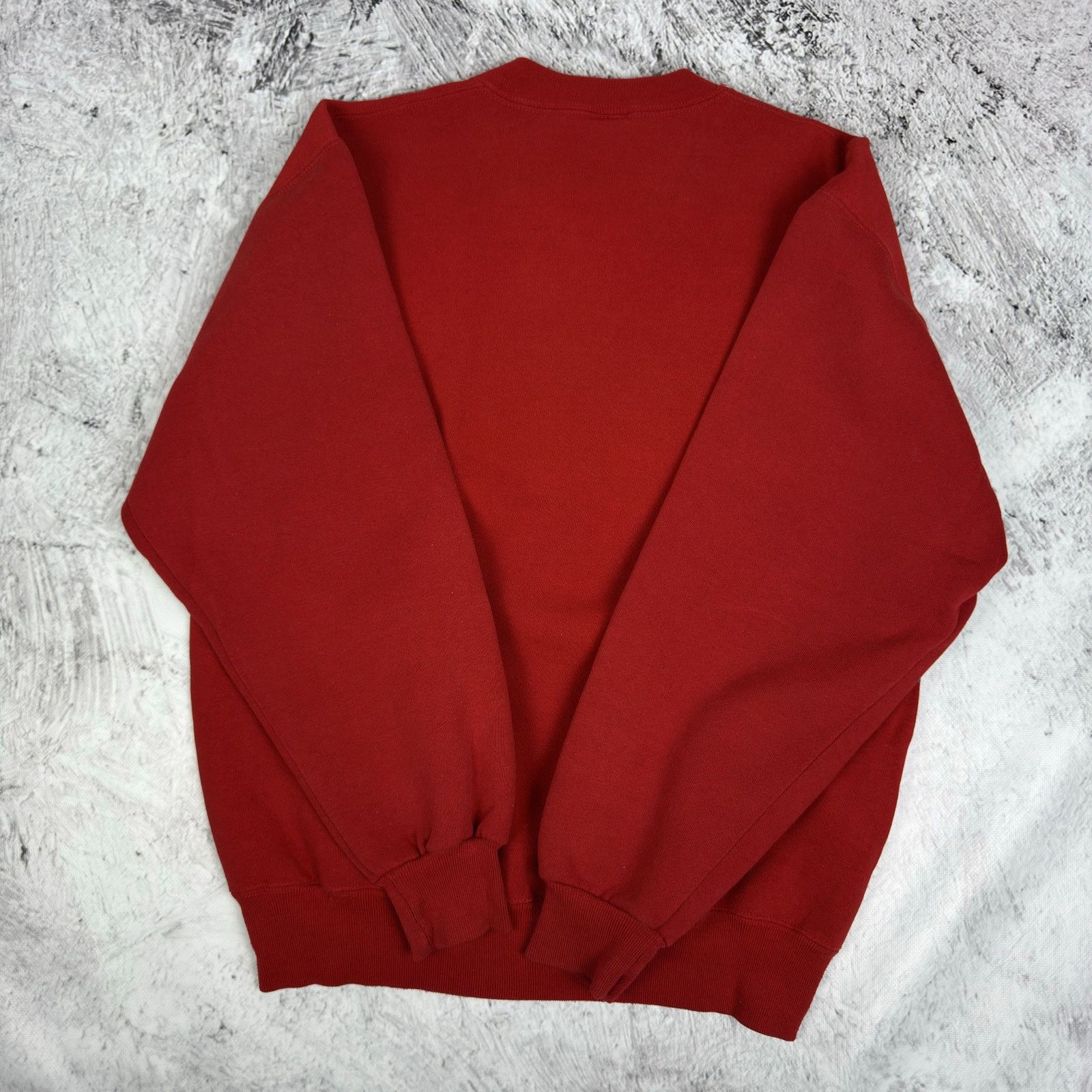 Russell Athletic Russell Athletic Mens Red Cotton Georgia Pullover Sweatshirt Size US M / EU 48-50 / 2 - 9 Thumbnail