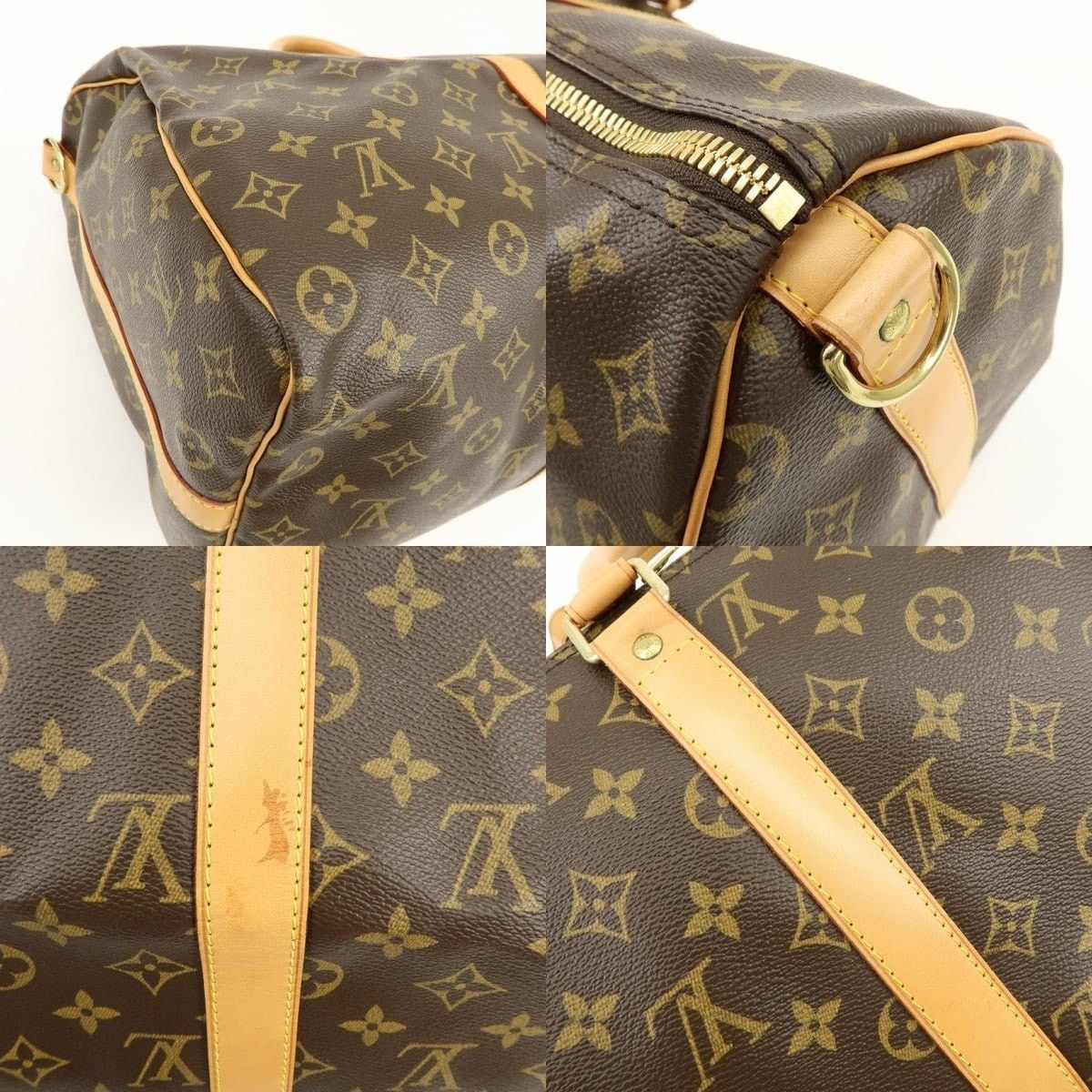 Louis Vuitton Louis Vuitton Monogram Keepall Bandouliere 50 Duffle Bag Size ONE SIZE - 6 Thumbnail