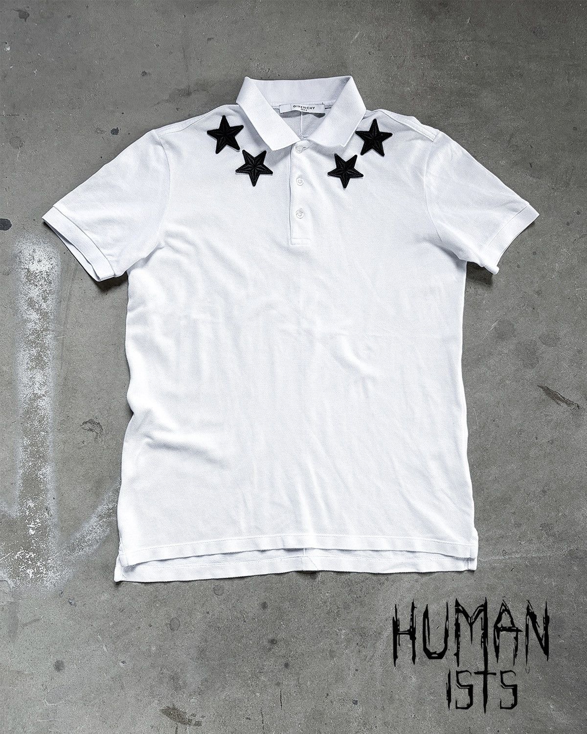 Givenchy × Luxury Rare! Givenchy Star Polo Embroidered Luxury