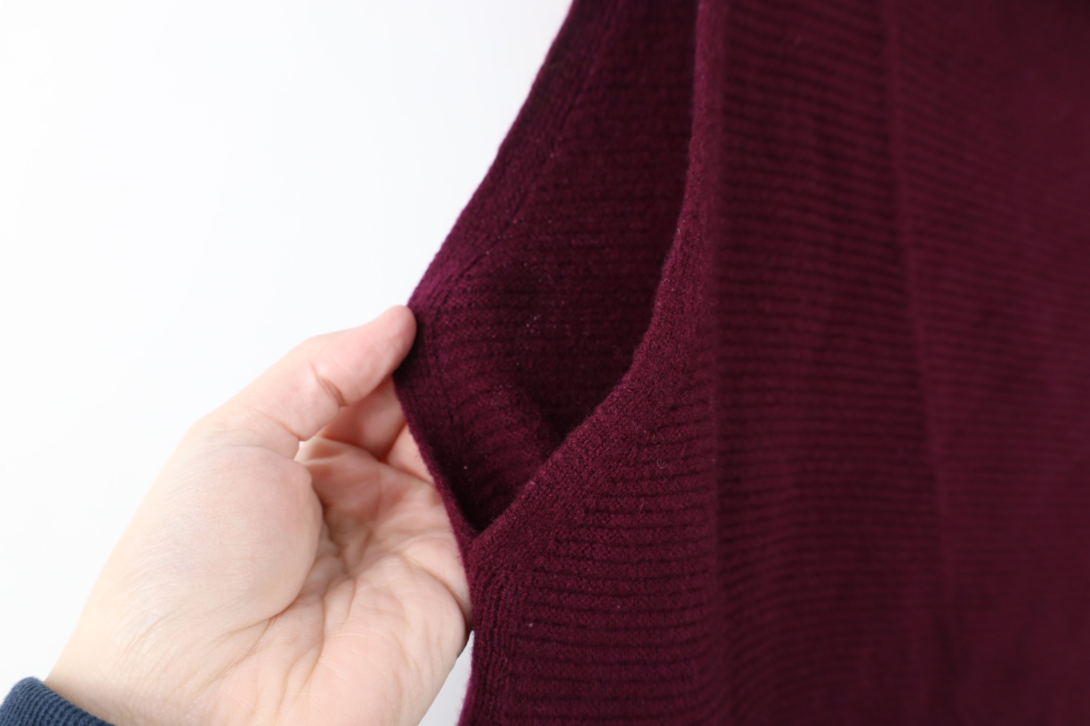 Vintage Vintage Y2K Babydoll Sleeveless Cashmere Ribbed Knit Sweater Size XXL / US 16-18 / IT 52-54 - 5 Thumbnail