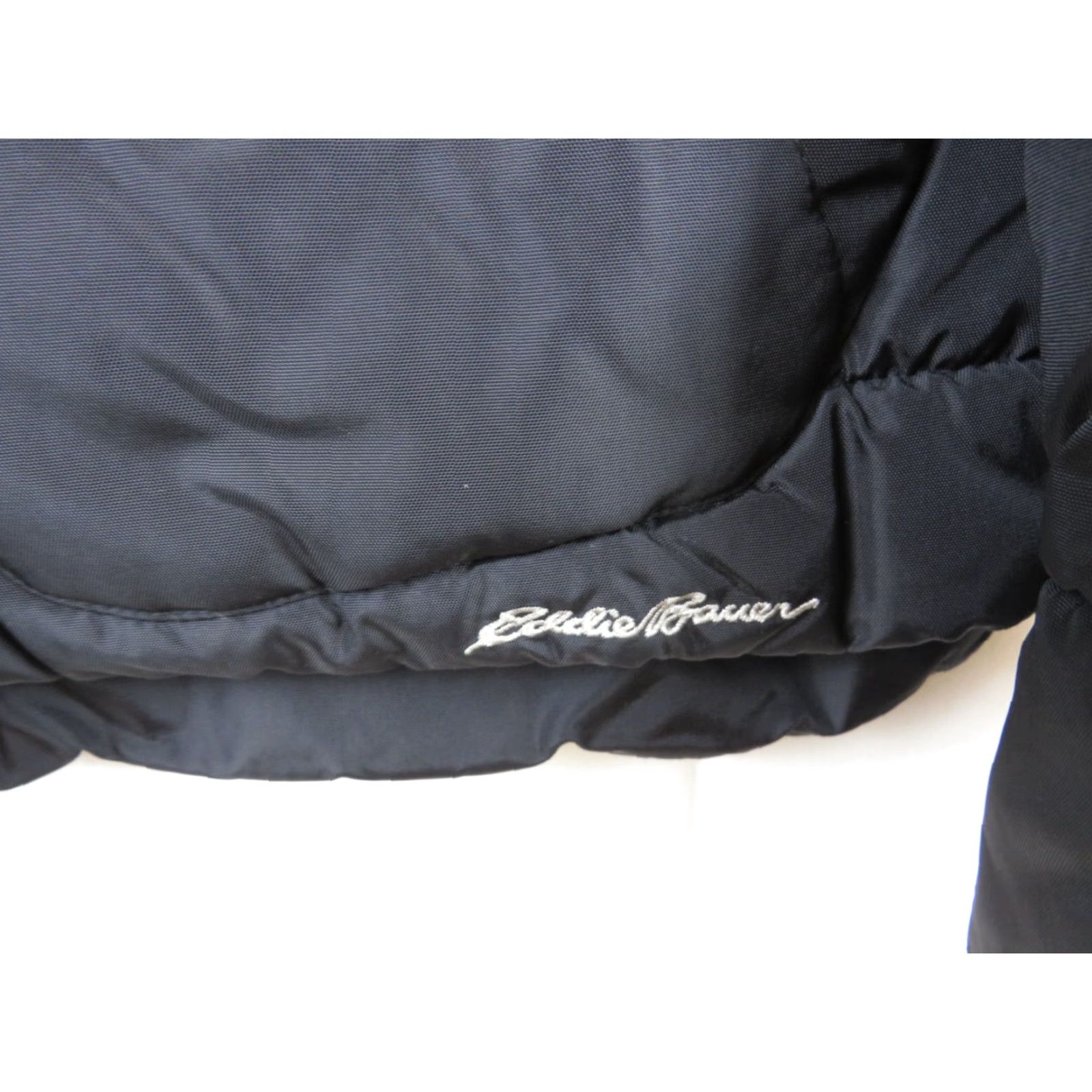 Eddie Bauer Eddie Bauer Ladies Coat Jacket Winter Black & White Plaid Puffer L Regular Long Sleeve Zip Hooded Lined - Womens, Outdoor, Basic Jacket, N/A Size L / US 10 / IT 46 - 4 Thumbnail