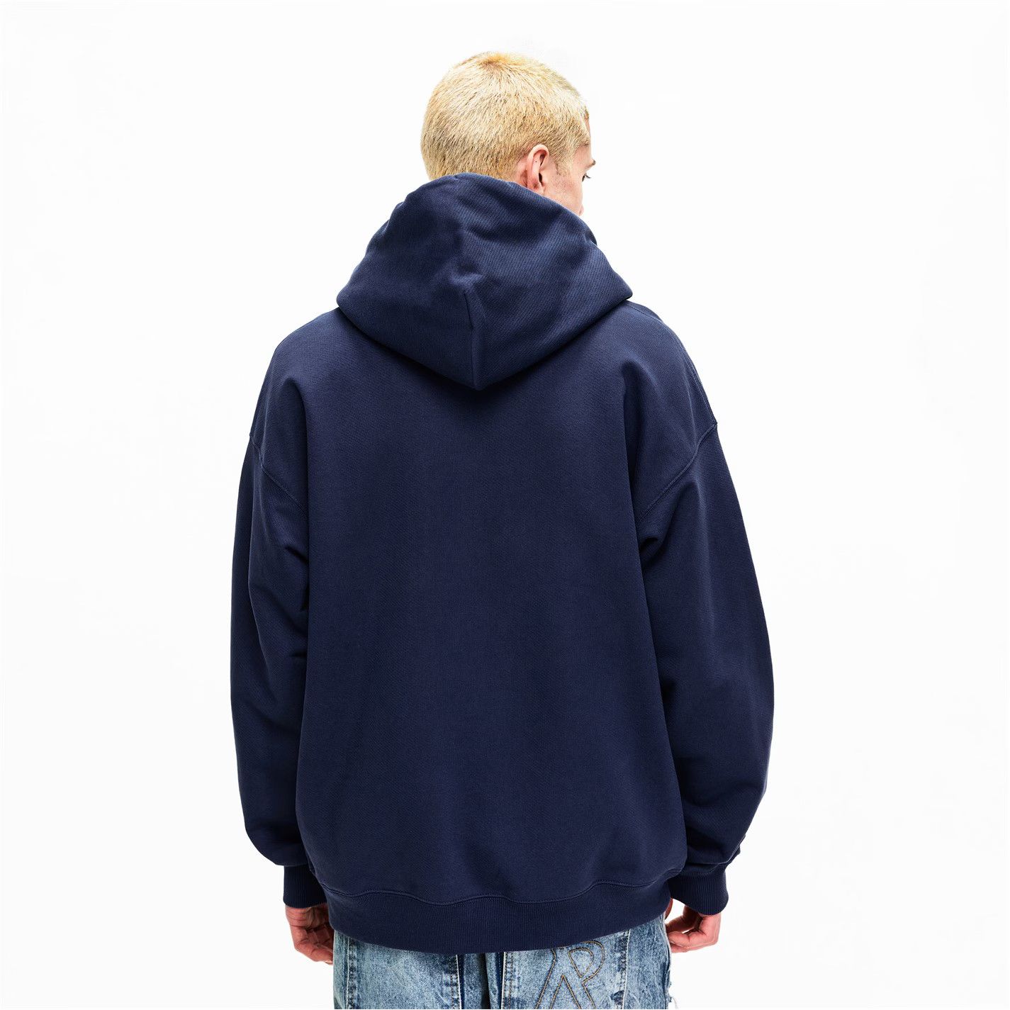 Off-White o1g2r1mq0226 Big Bkish Skate Hoodie In Dark Blue Size US M / EU 48-50 / 2 - 3 Thumbnail
