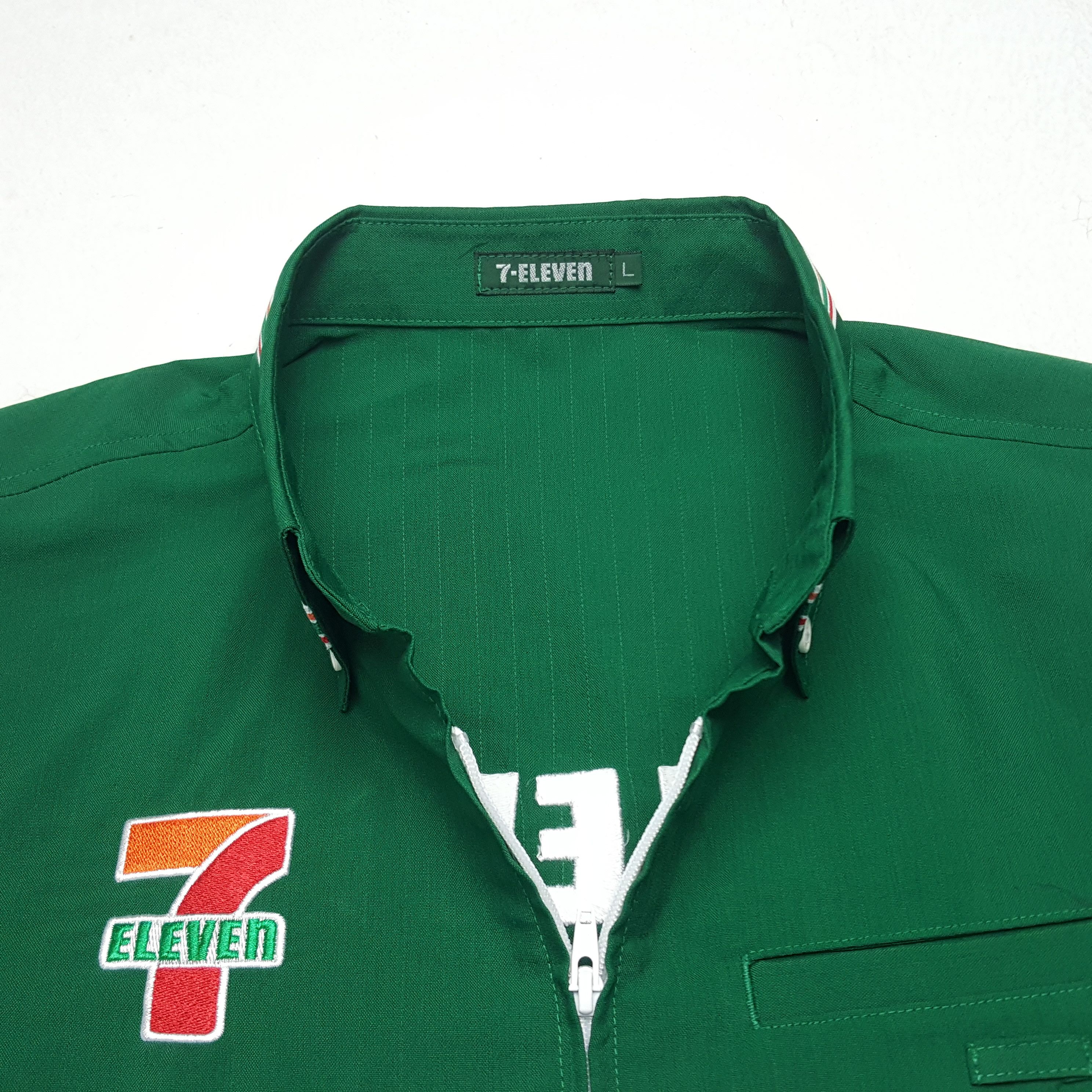 Japanese Brand × Vintage Vintage 7 Eleven Embroidery Logo Worker Ziper Jacket Size US M / EU 48-50 / 2 - 5 Thumbnail