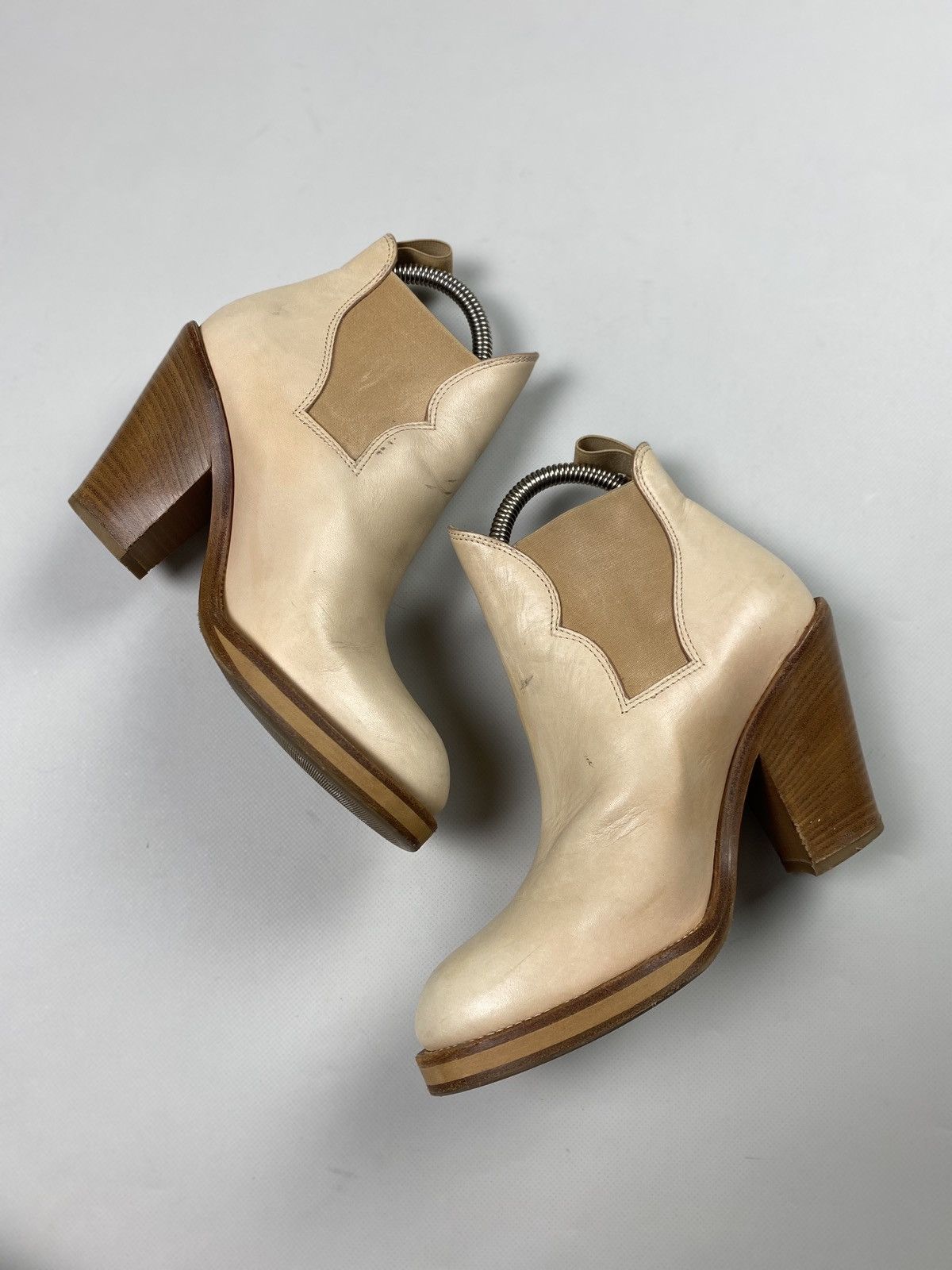 Acne Studios Acne Ladies Leather Heeled Boots Shoes Size 37 Size US 7 / IT 37 - 14 Thumbnail